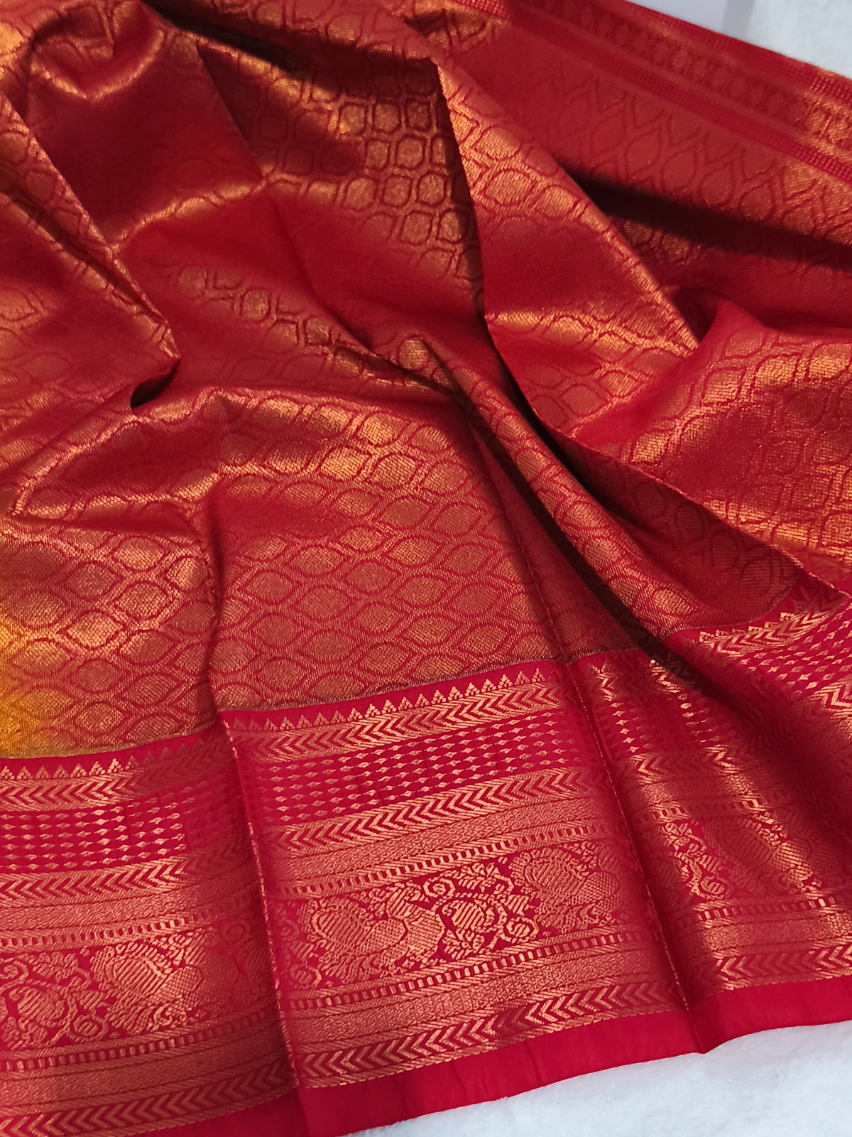 Premium kanchi semi silk saree