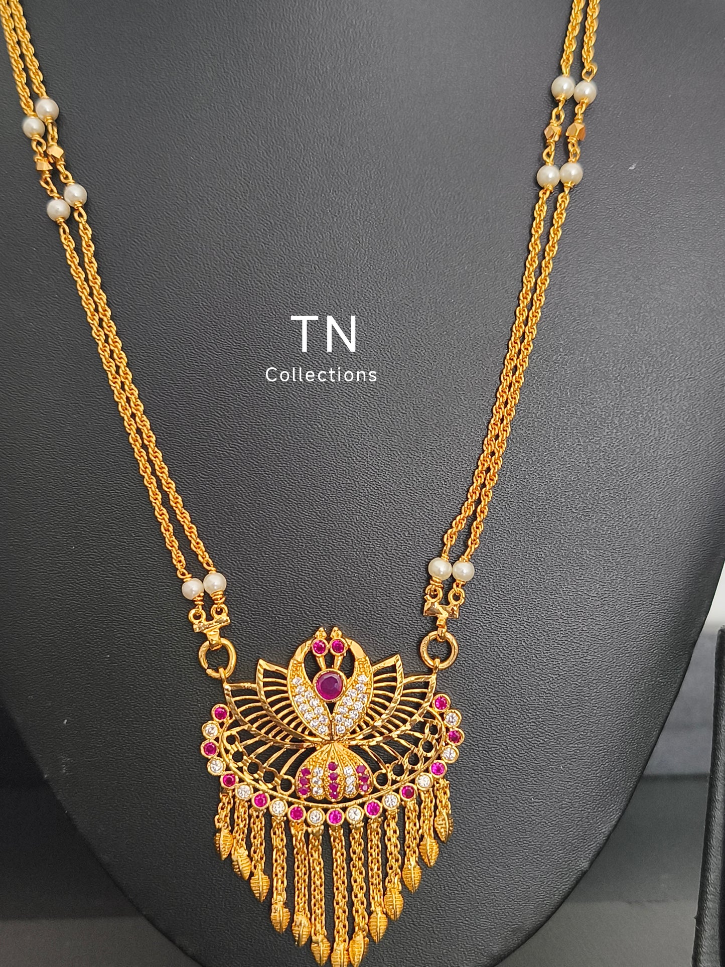Micro gold plated pathakkam chain