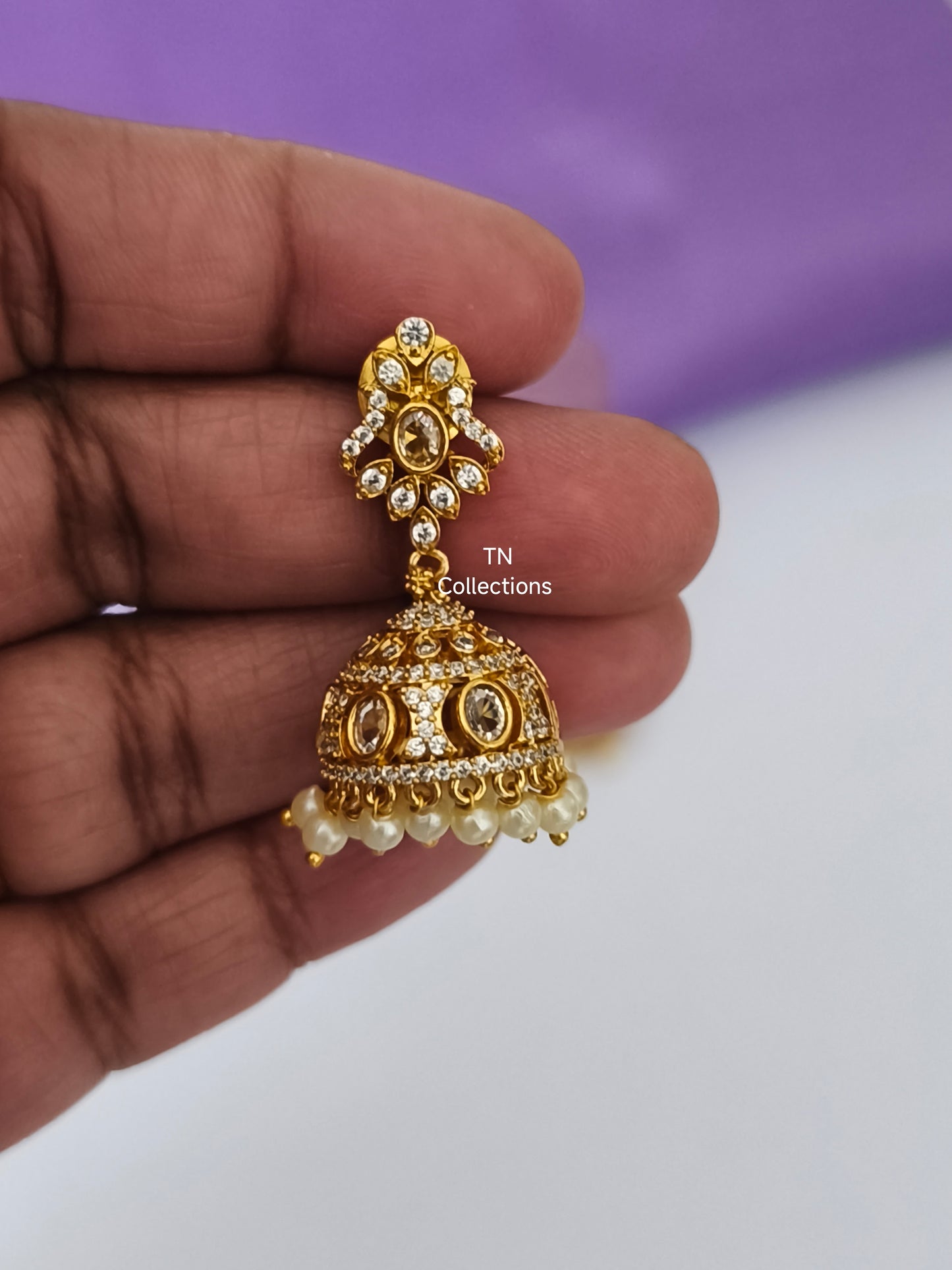 Gold Finish cz Jimikki