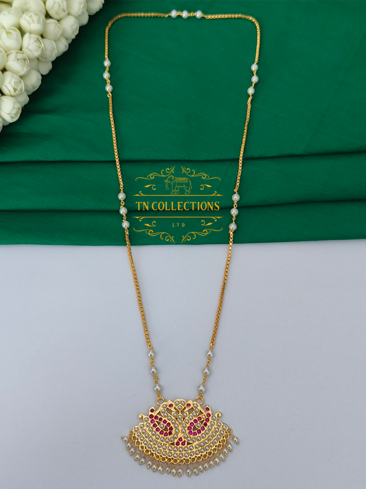 Micro Gold-Plated Traditional Pearl Pathakkam