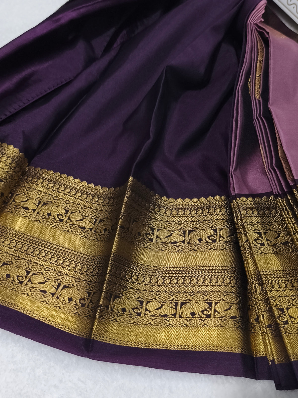 Premium kanchi semi silk saree