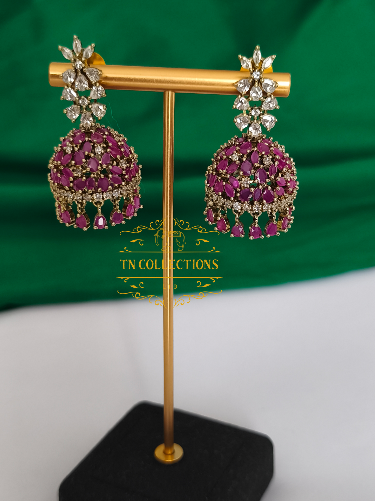 Antique Polish AD Jumka (Ruby & White )