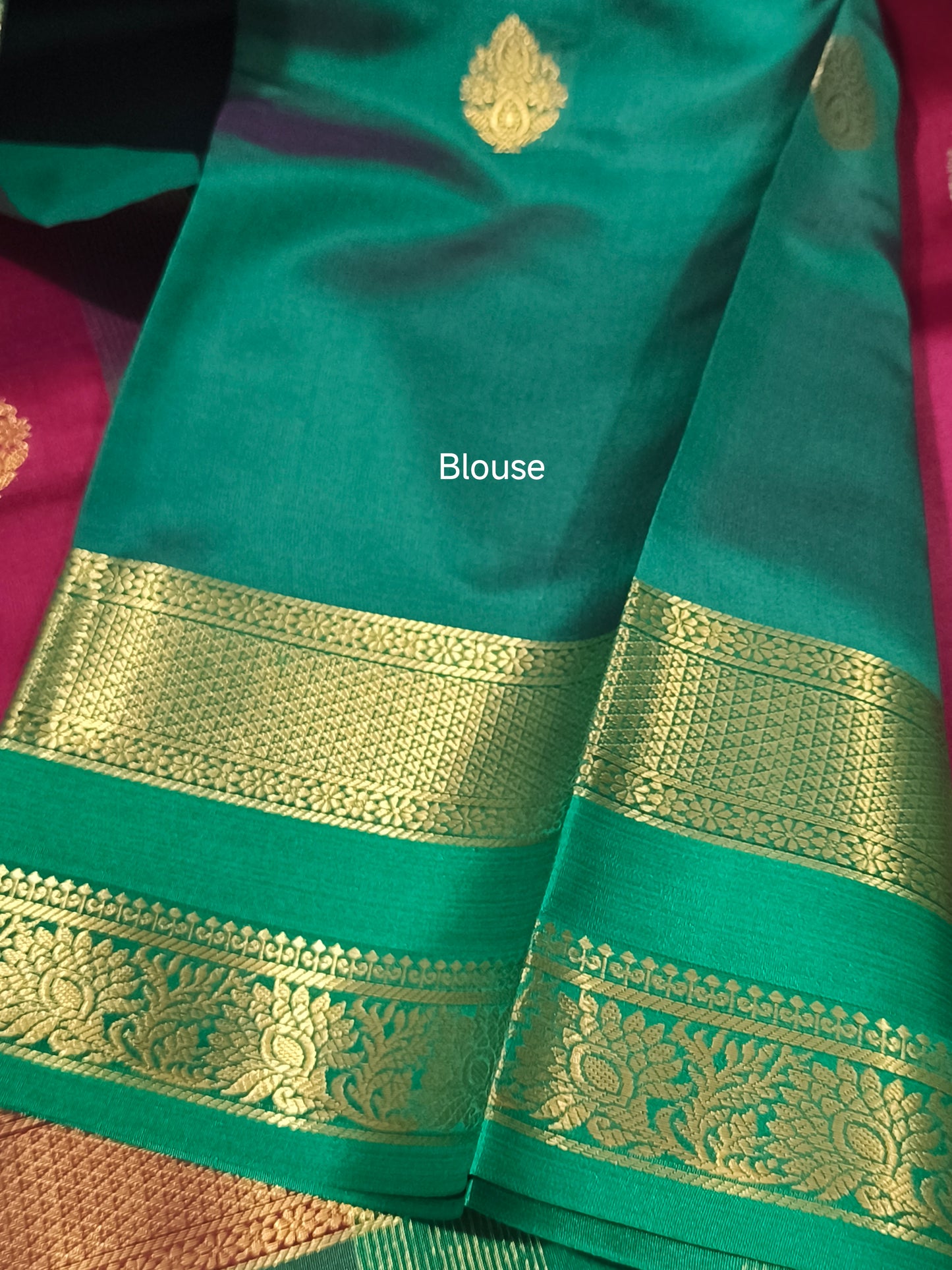 Luxury Semi Soft Silk Saree (Maroon)
