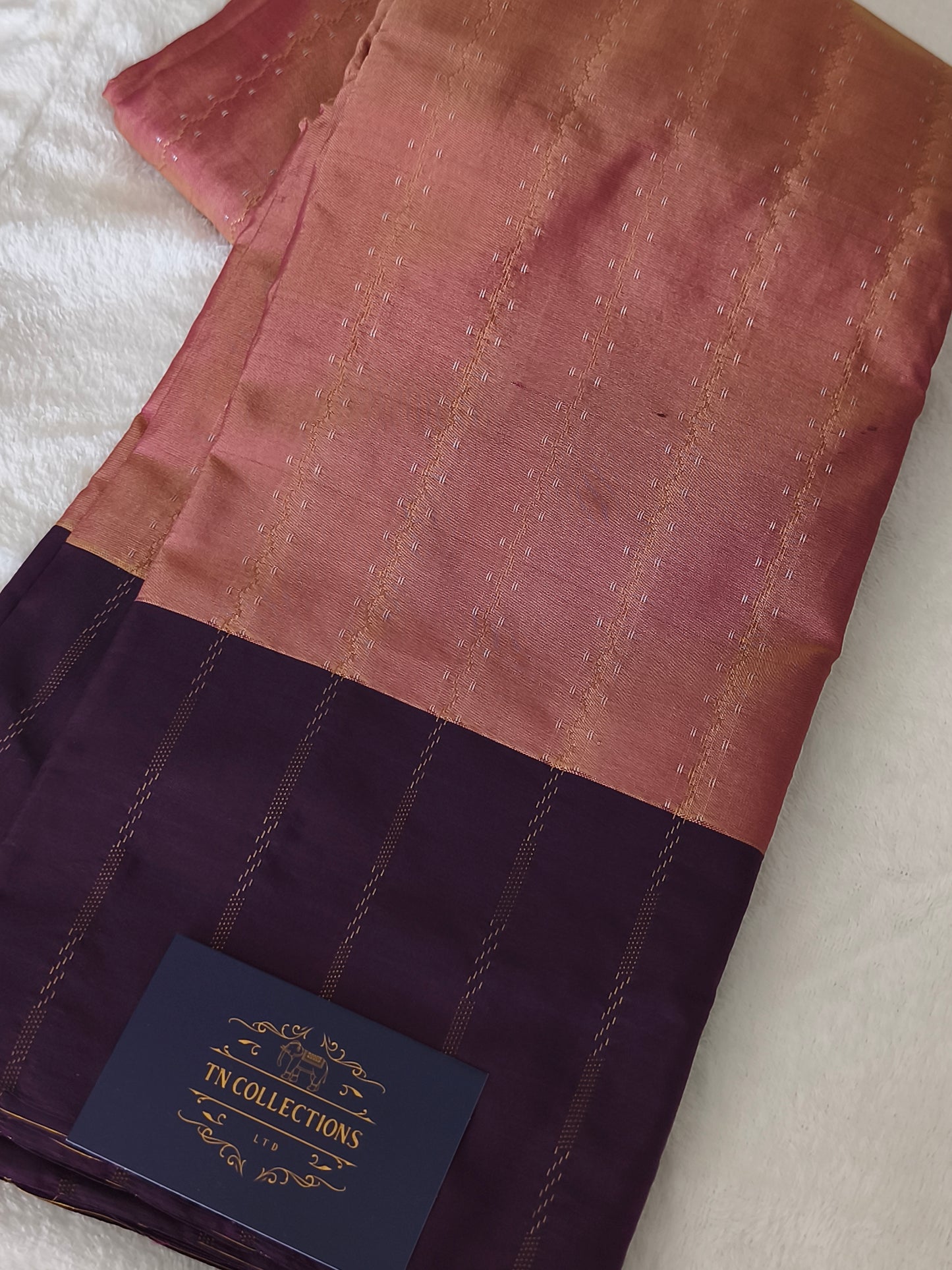 Elegant Dual shaded Soft silk saree