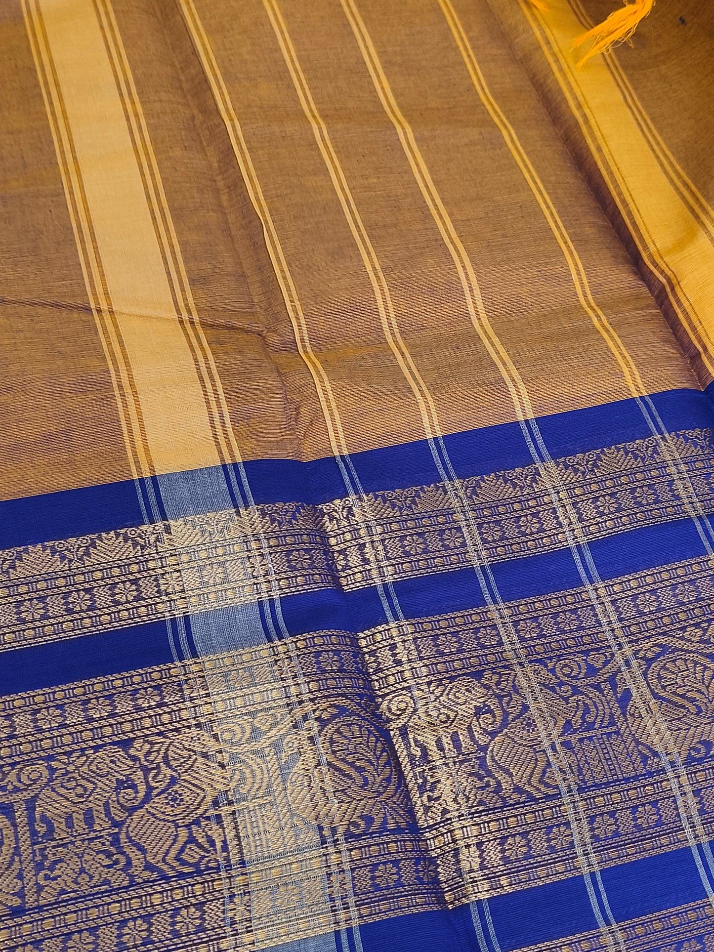 Pure Handloom Kanchi Cotton Saree