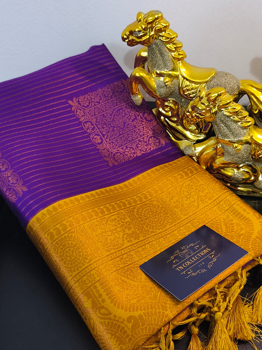 Kanjivaram Semi Silk  saree