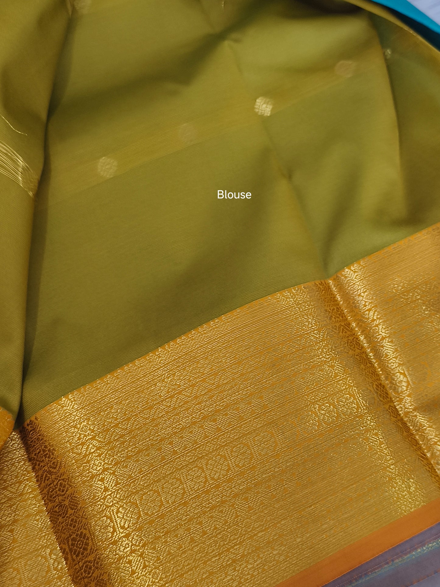 Semi Soft Silk Saree (Teal Blue)