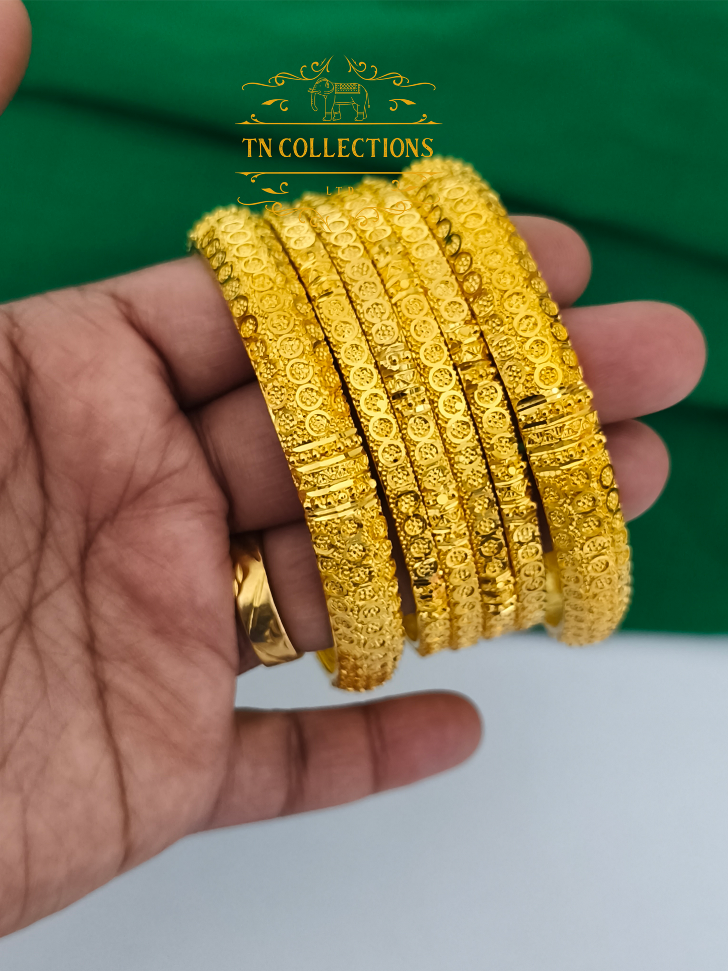 One gram Gold Forming Bangles Set