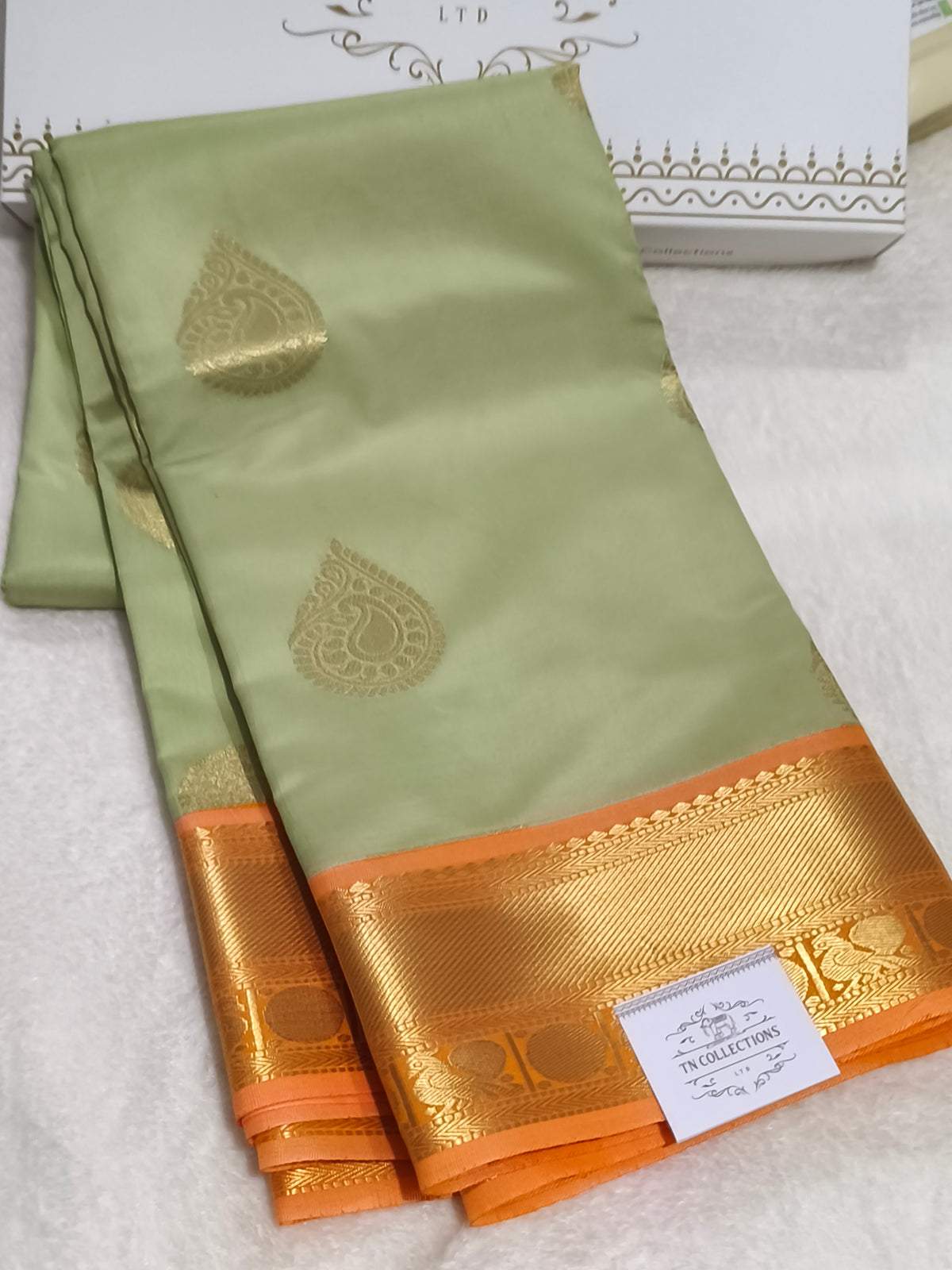 Premium kanchi semi silk saree