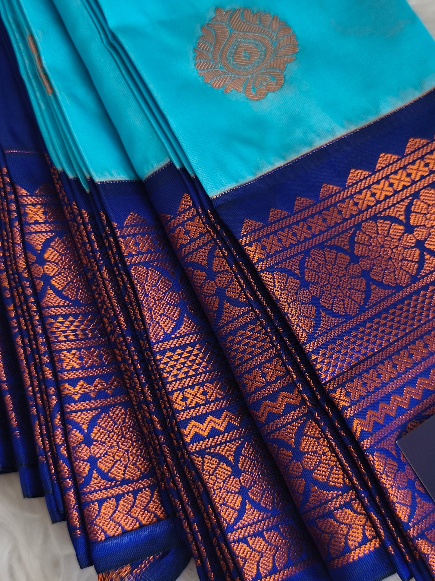 Premium Korvai Soft Silk Saree