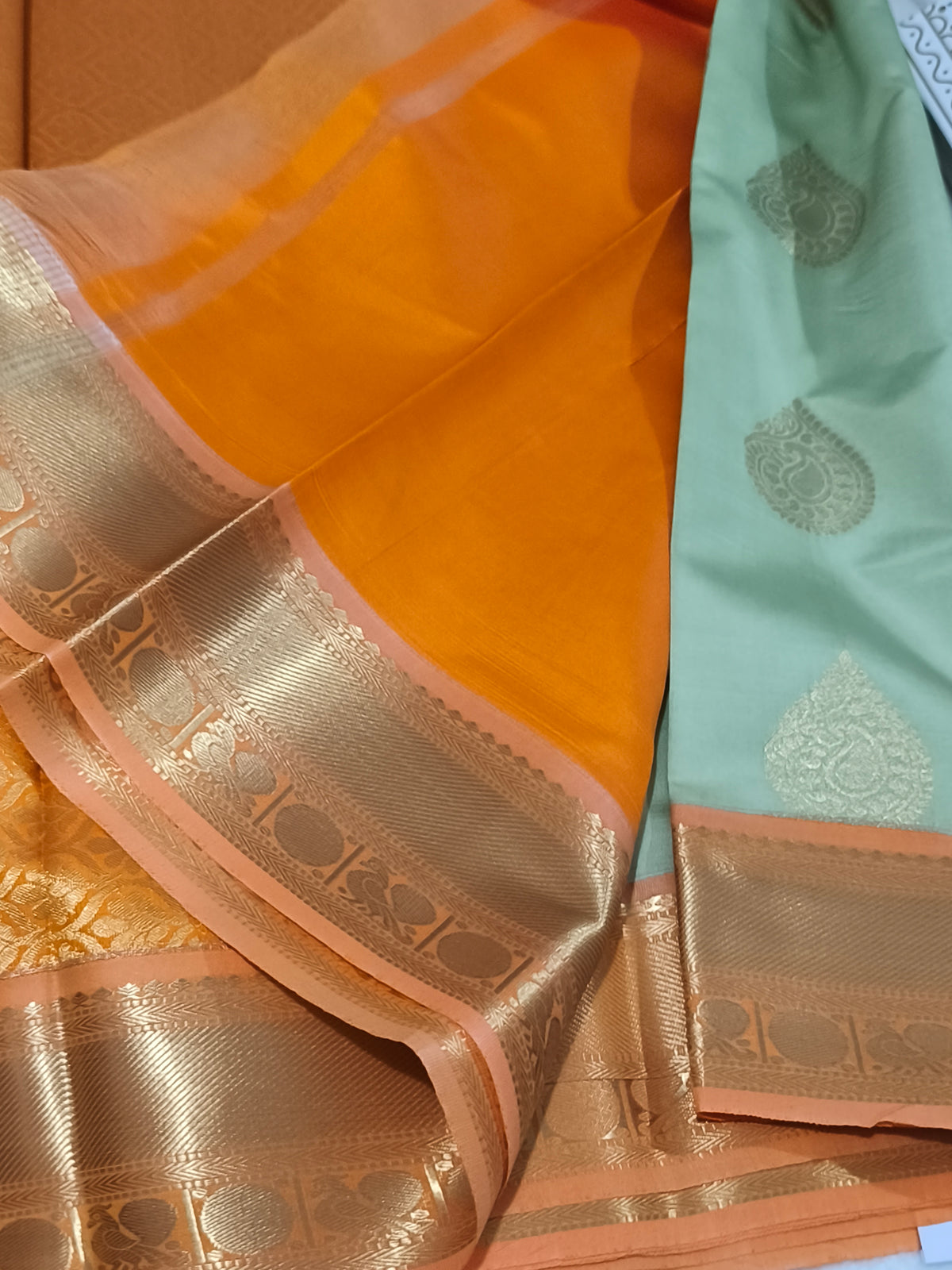 Premium kanchi semi silk saree