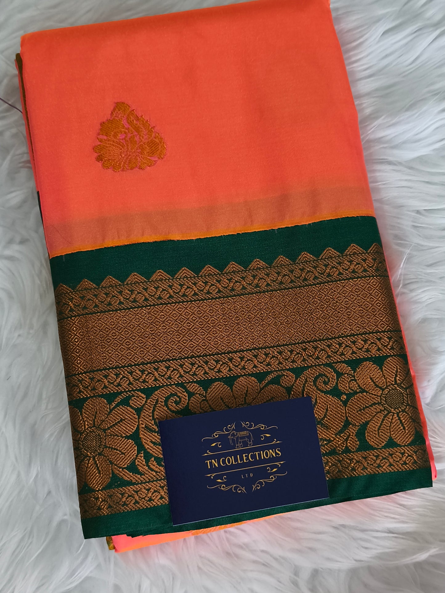 Korvai Premium soft silk saree(Dual tone)