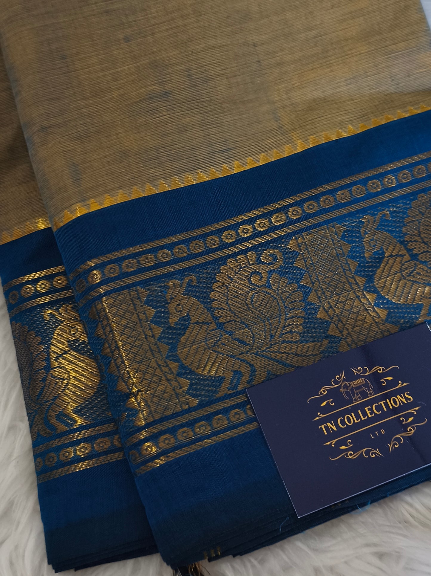 Pure Handloom kanchi cotton saree