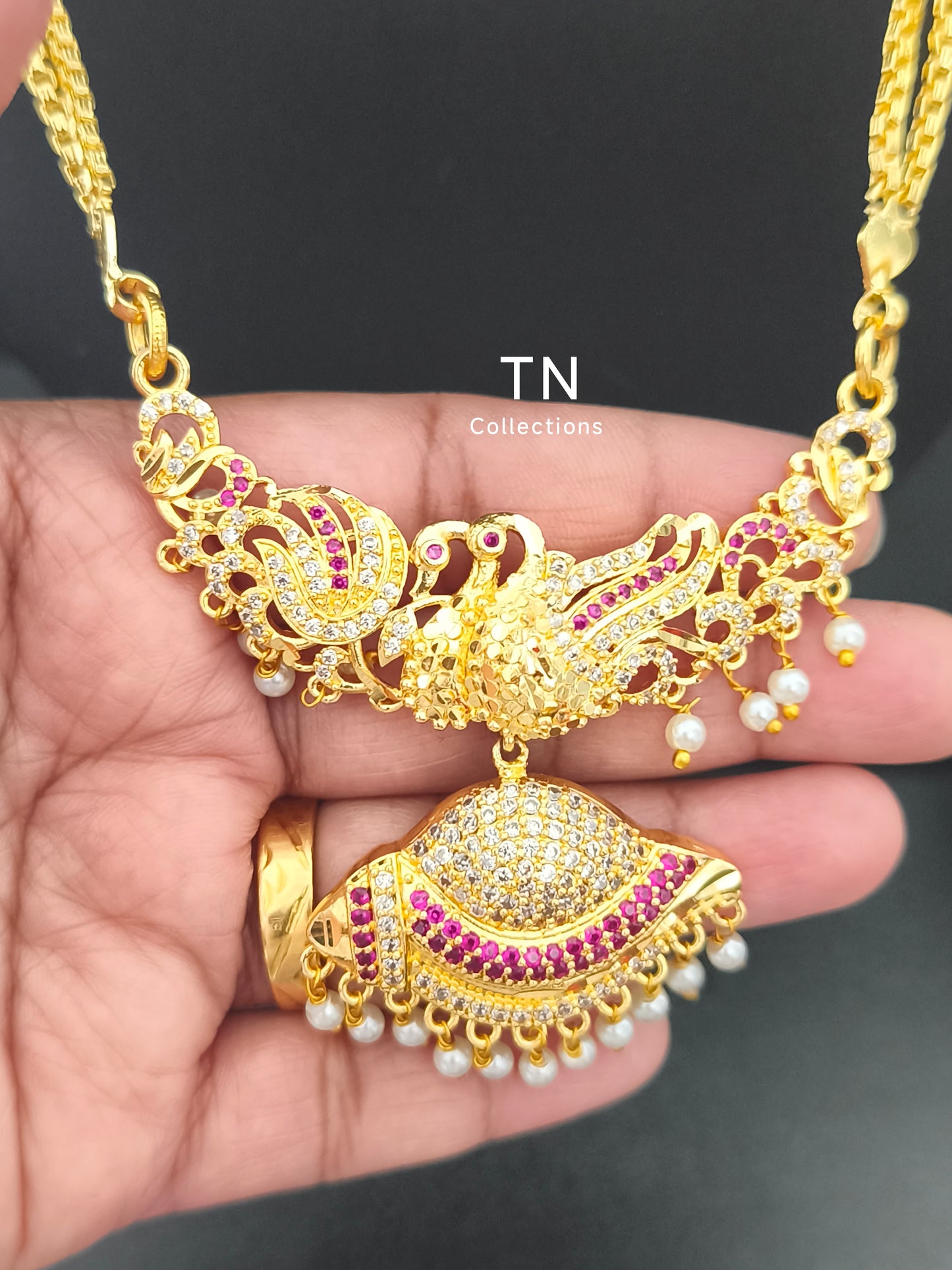 Micro gold plated Traditional Attiyal Pathakkam Set