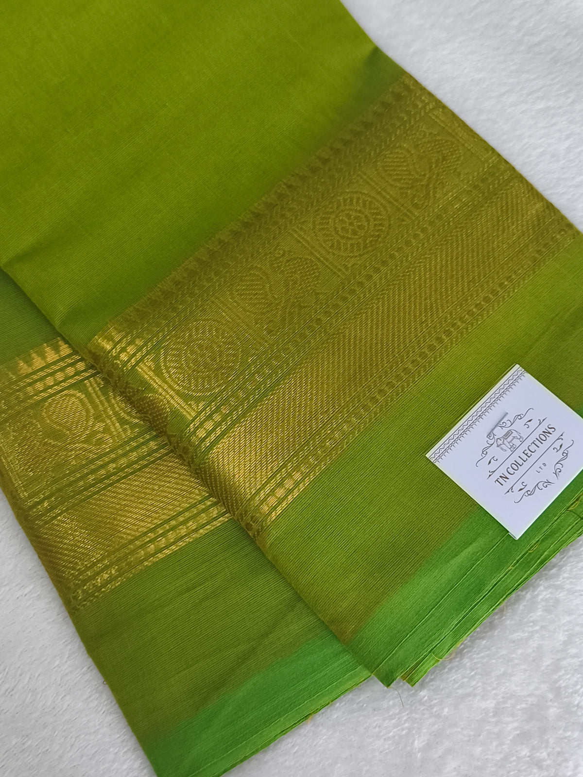 Pure handloom kanchi cotton saree