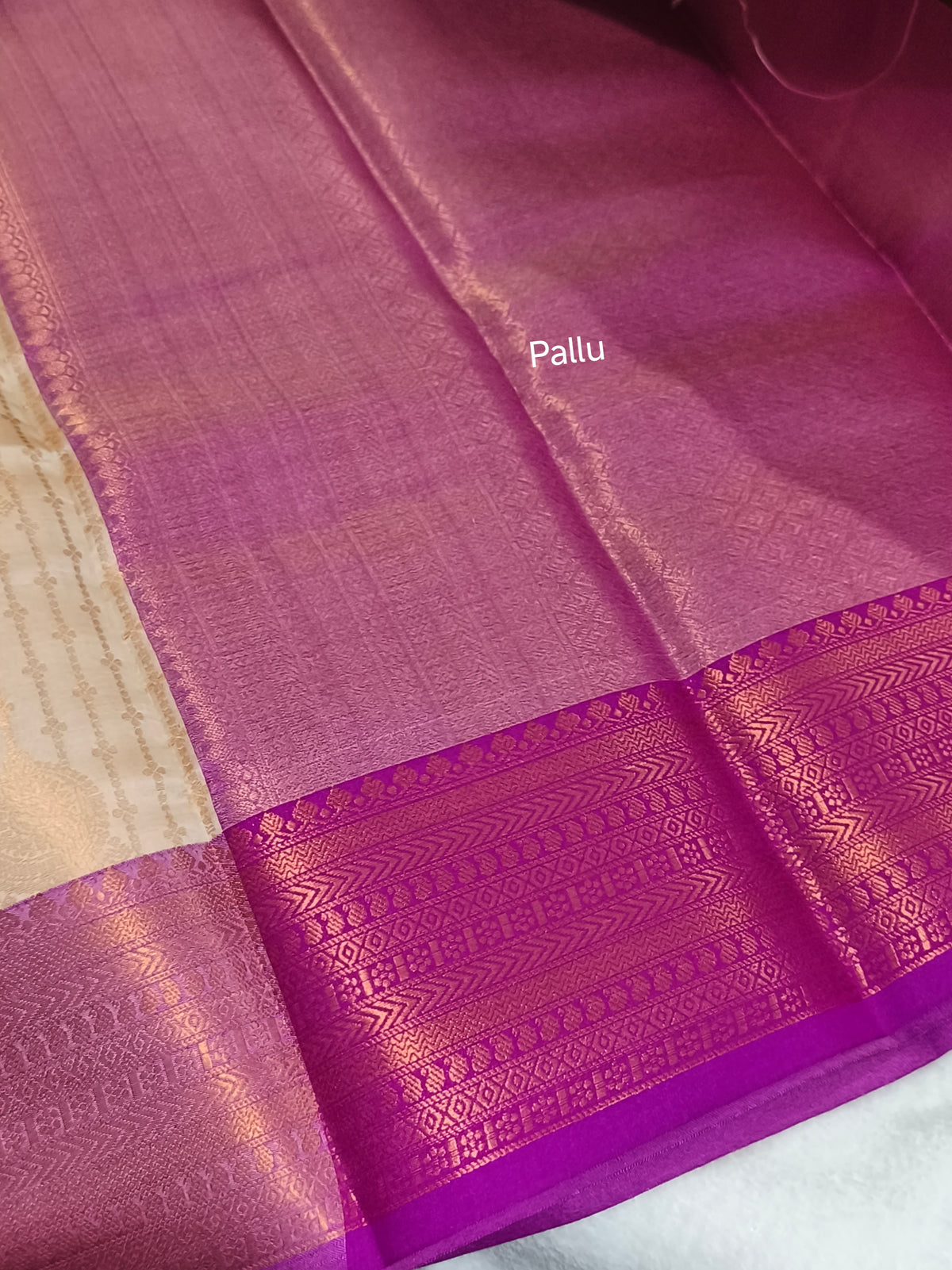 Kanchipuram Vairaoosi Soft Silk Saree