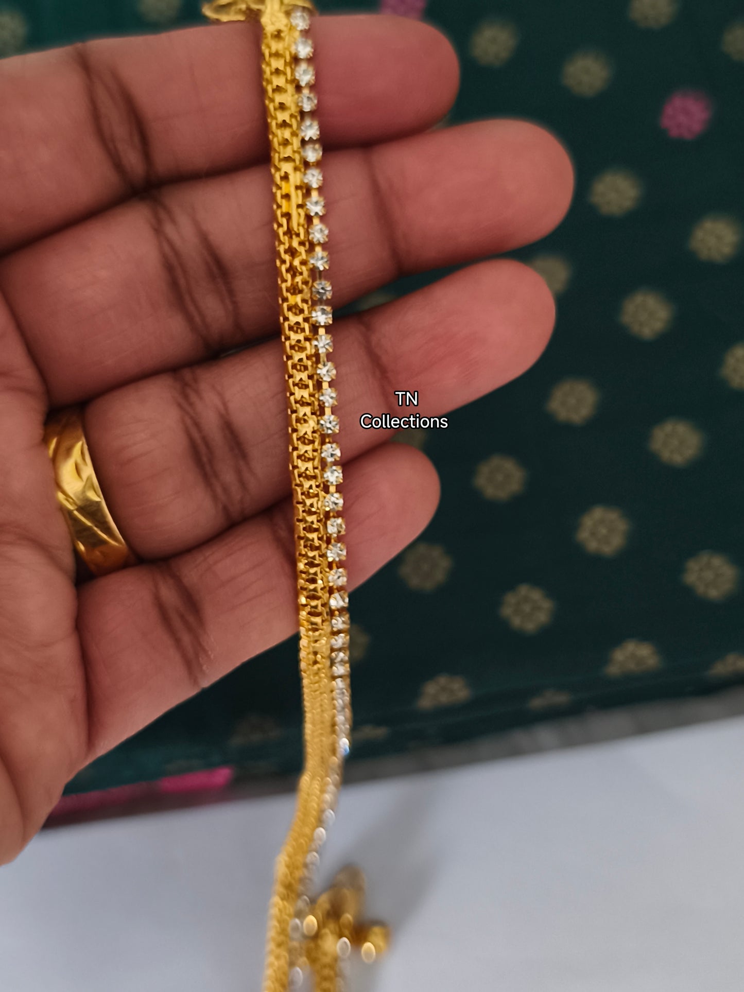Micro gold plated Anklets