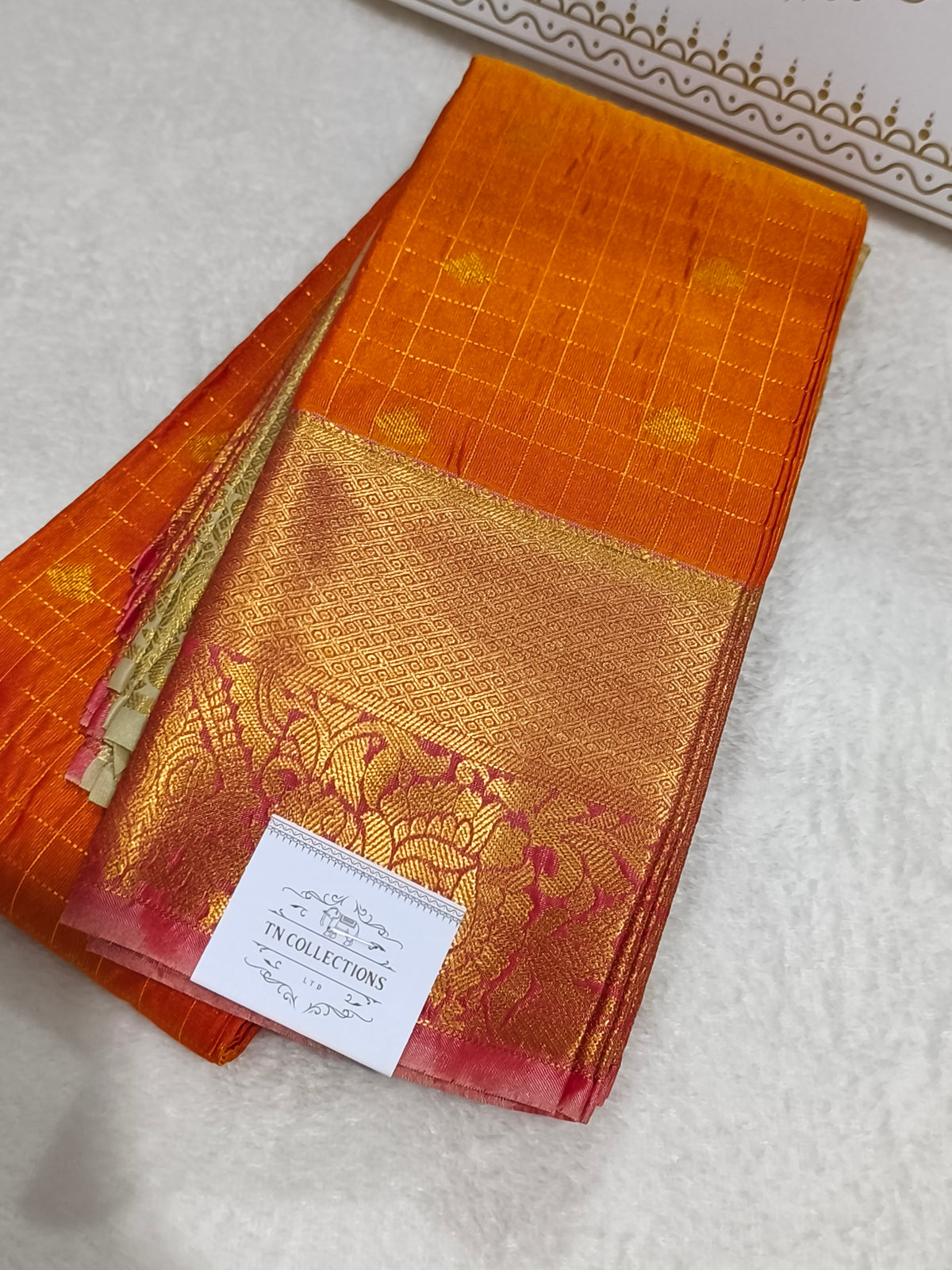 Premium kanchi Checked Semi Silk Saree
