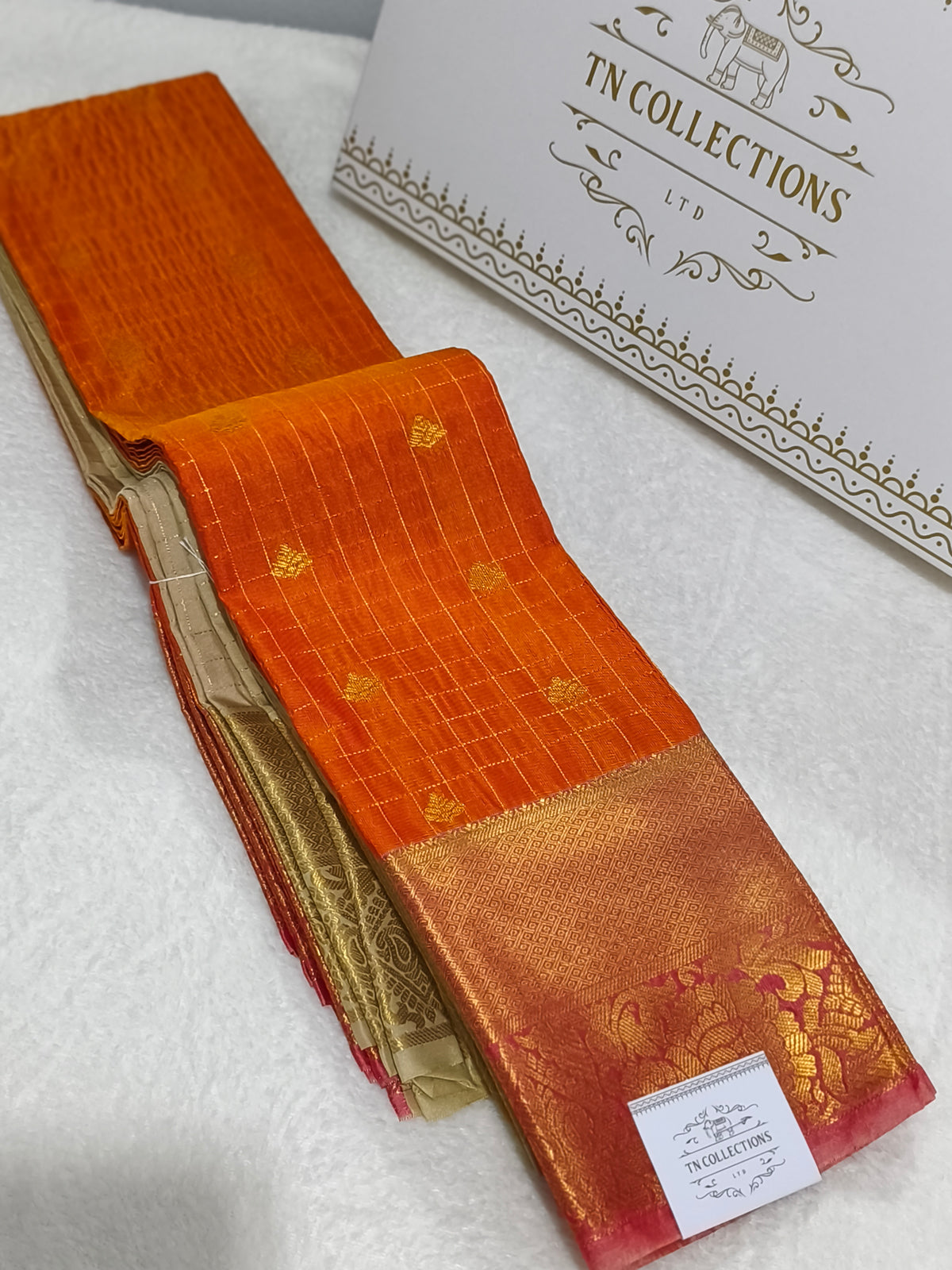Premium kanchi Checked Semi Silk Saree