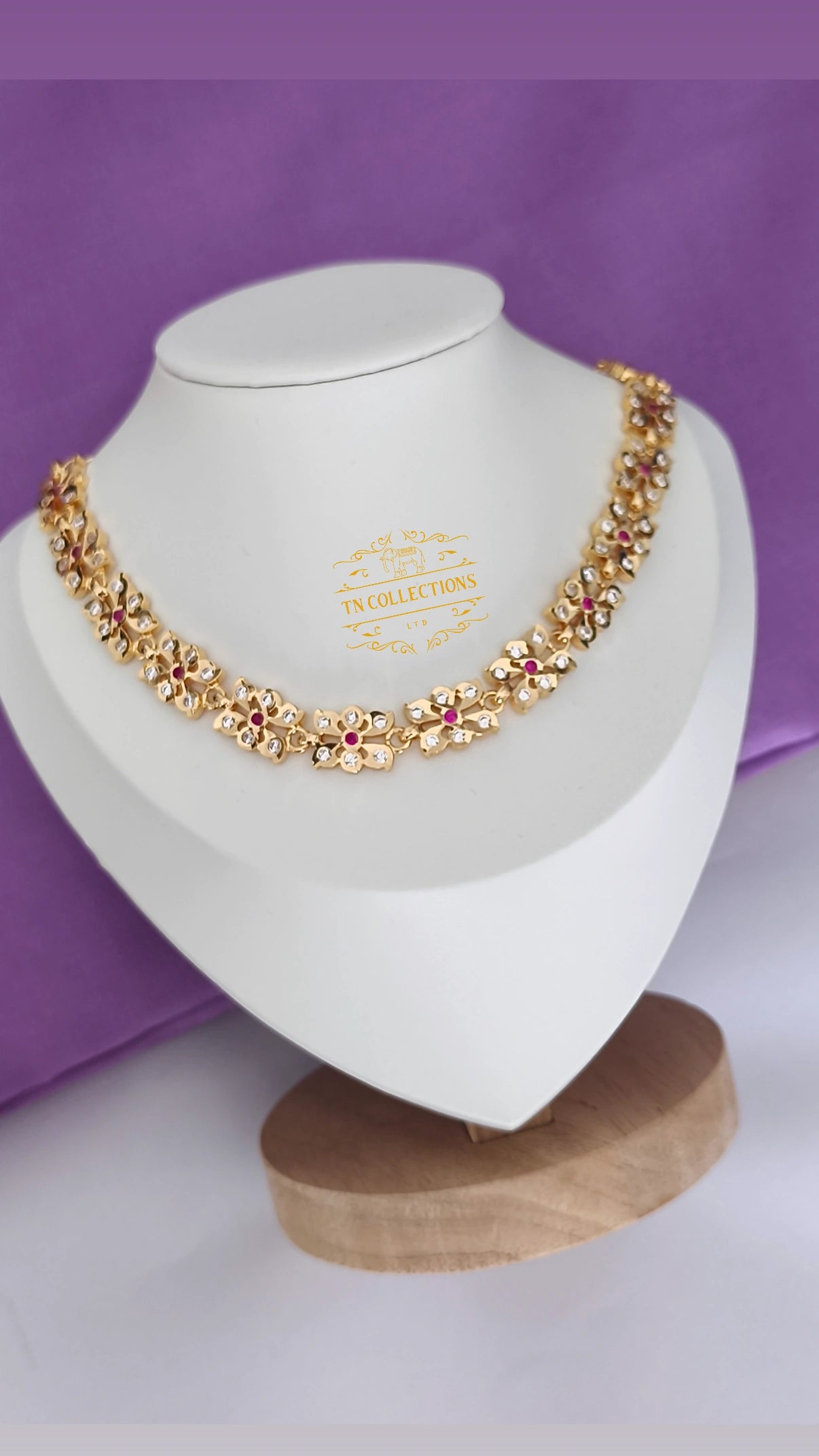 Traditional Impon Choker Necklace (Attiyal)