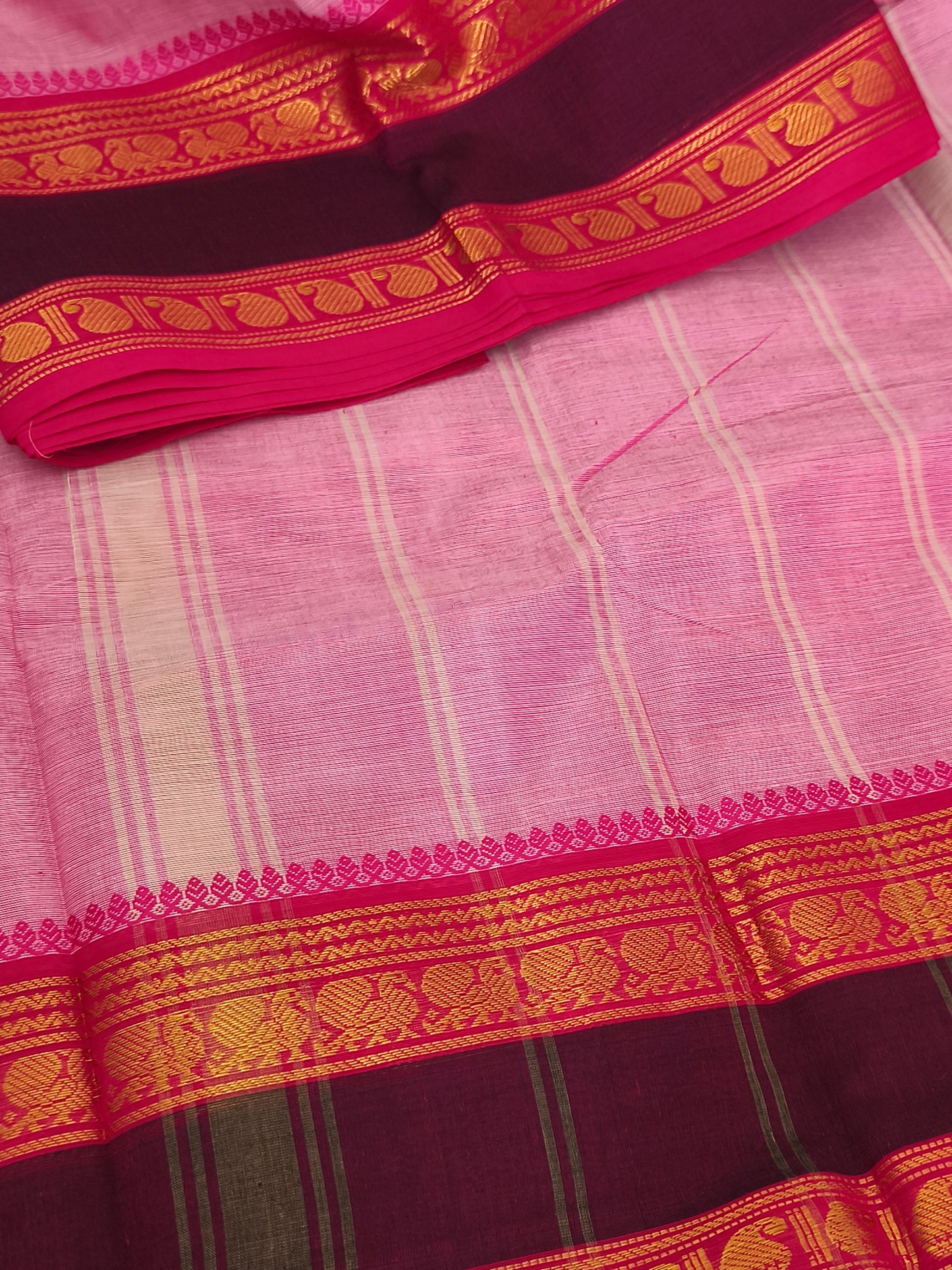 Pure kanchi Cotton Saree