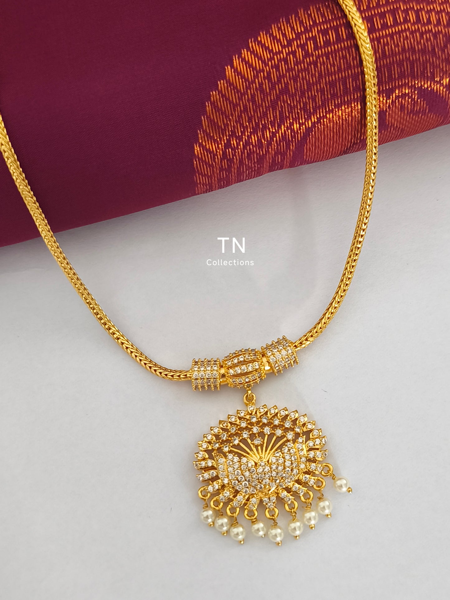 Full white stones Micro gold plated Attiyal