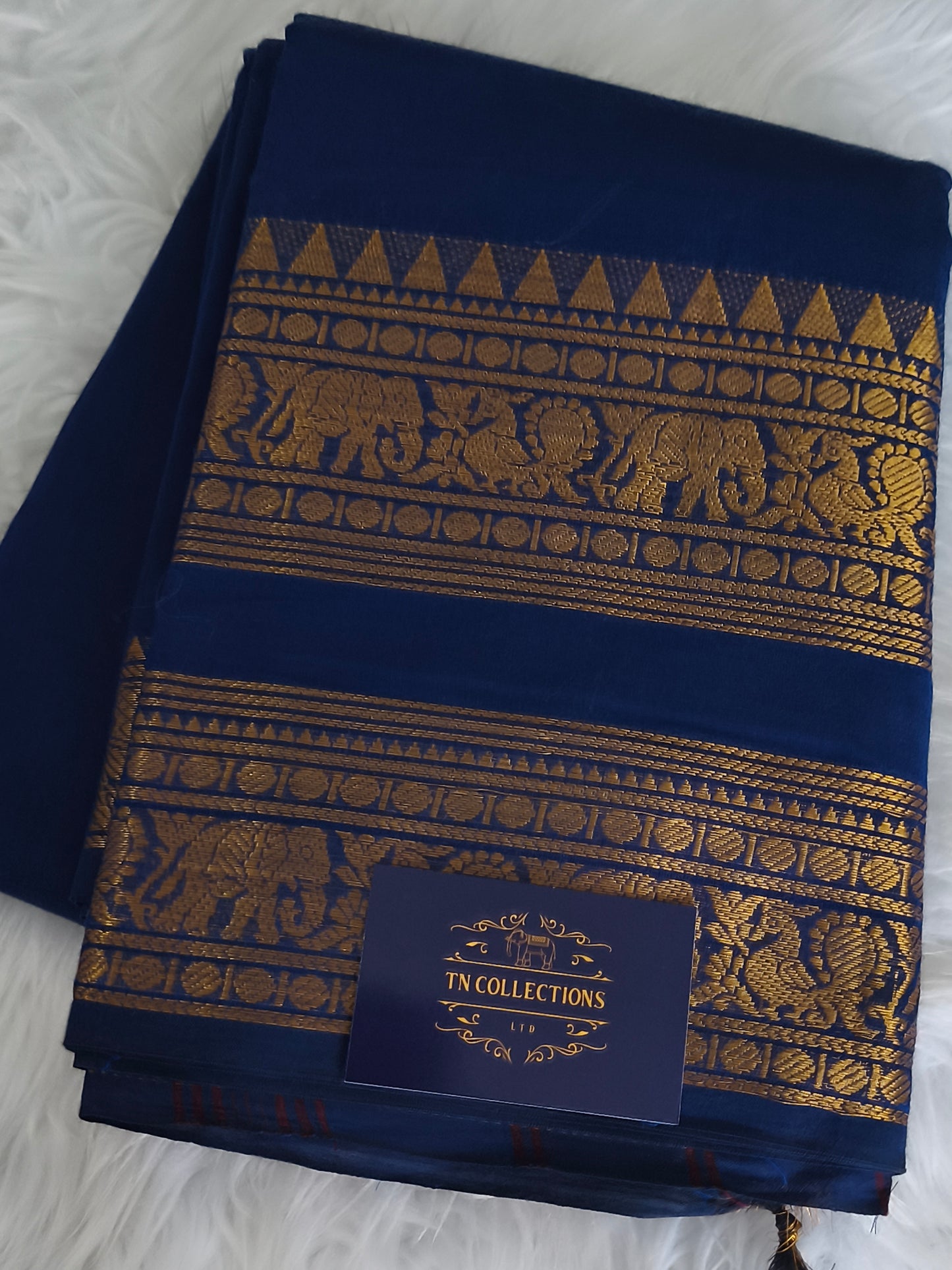 Pure handloom kanchi cotton saree