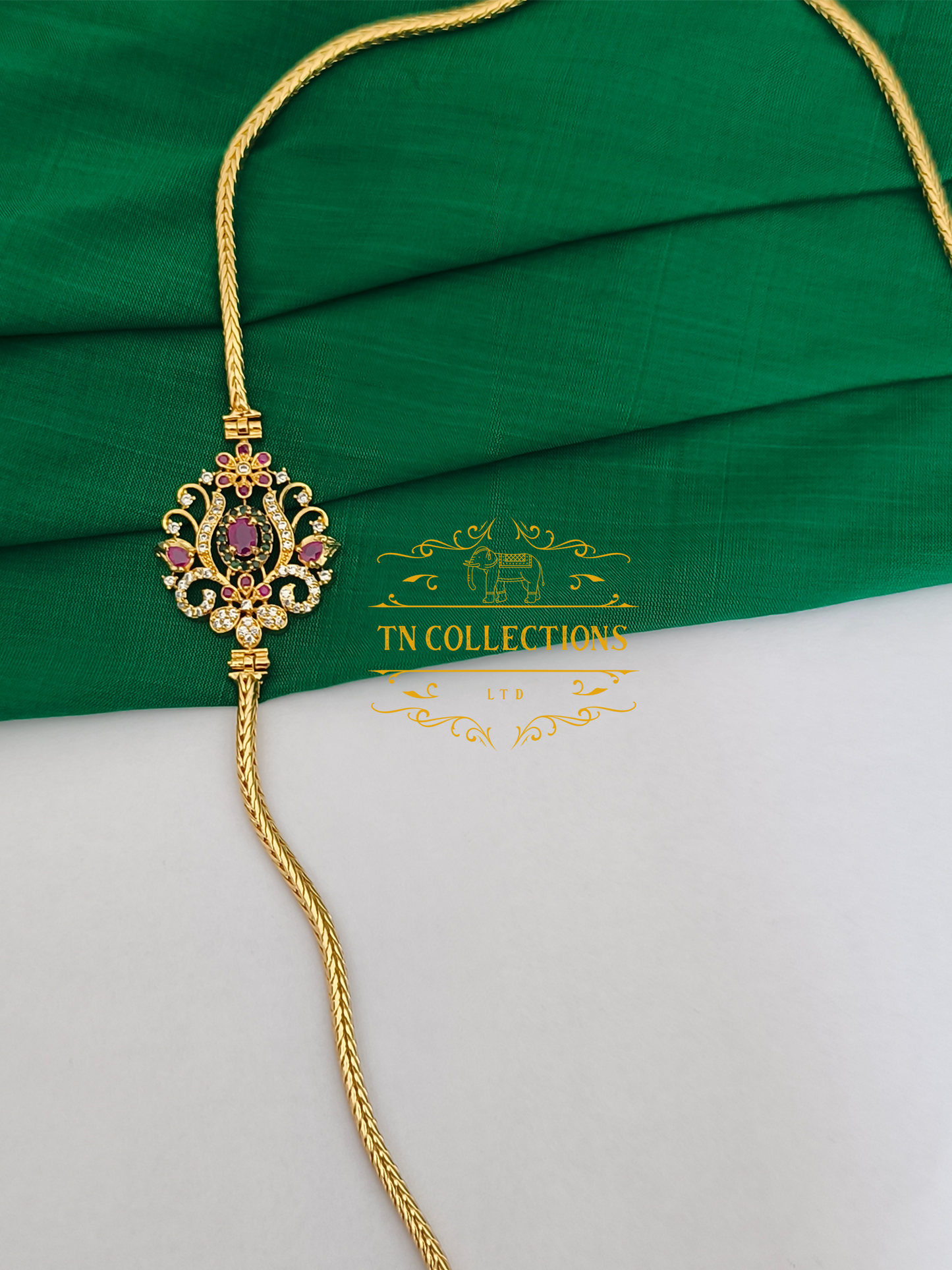 Micro Gold-Plated Traditional Mugappu Kodi