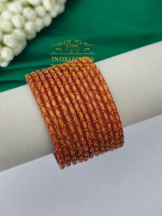 Trendy Raindrop Glass Bangles