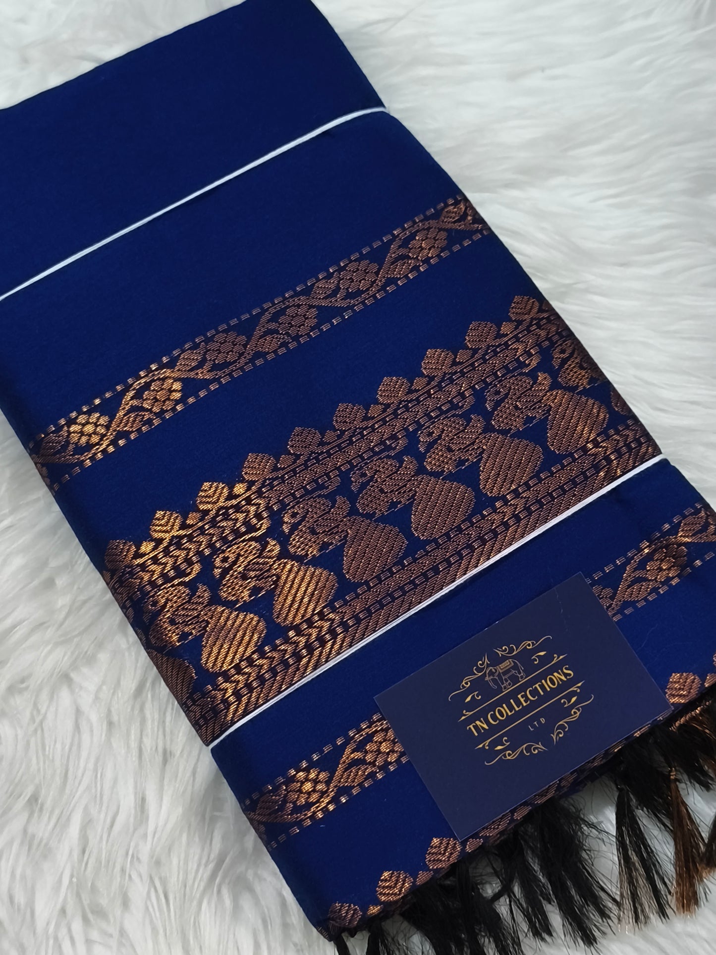 Blue Kalyani cotton Pattu Saree