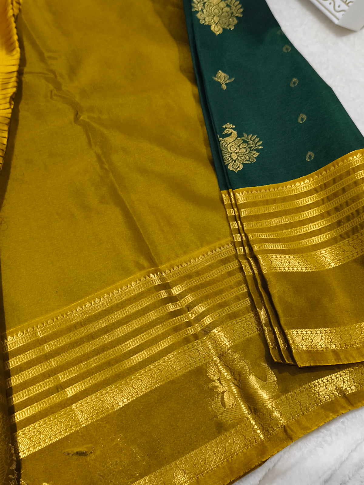 Premium kanchi semi Soft Silk Saree