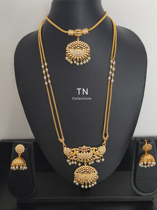 Micro gold plated Traditional Attiyal Pathakkam Set