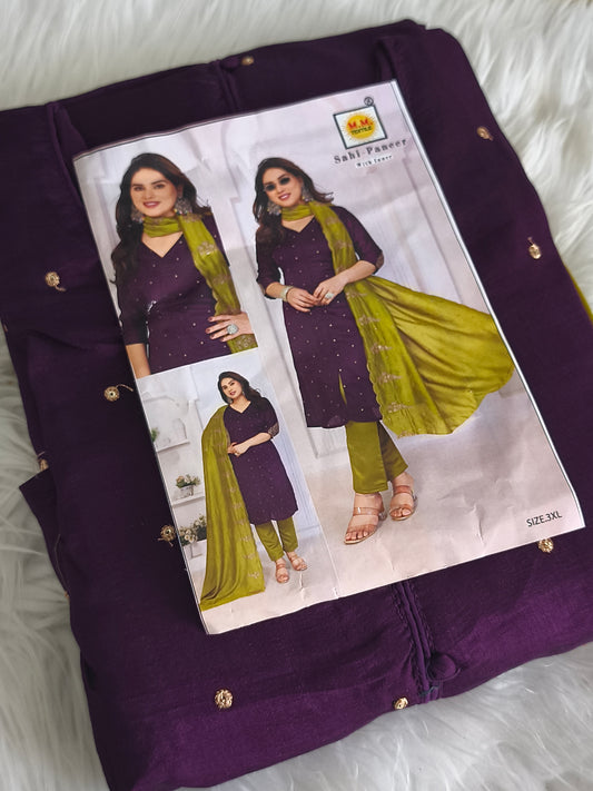 3pcs Readymade Shalwar ( L/XL/3XL)
