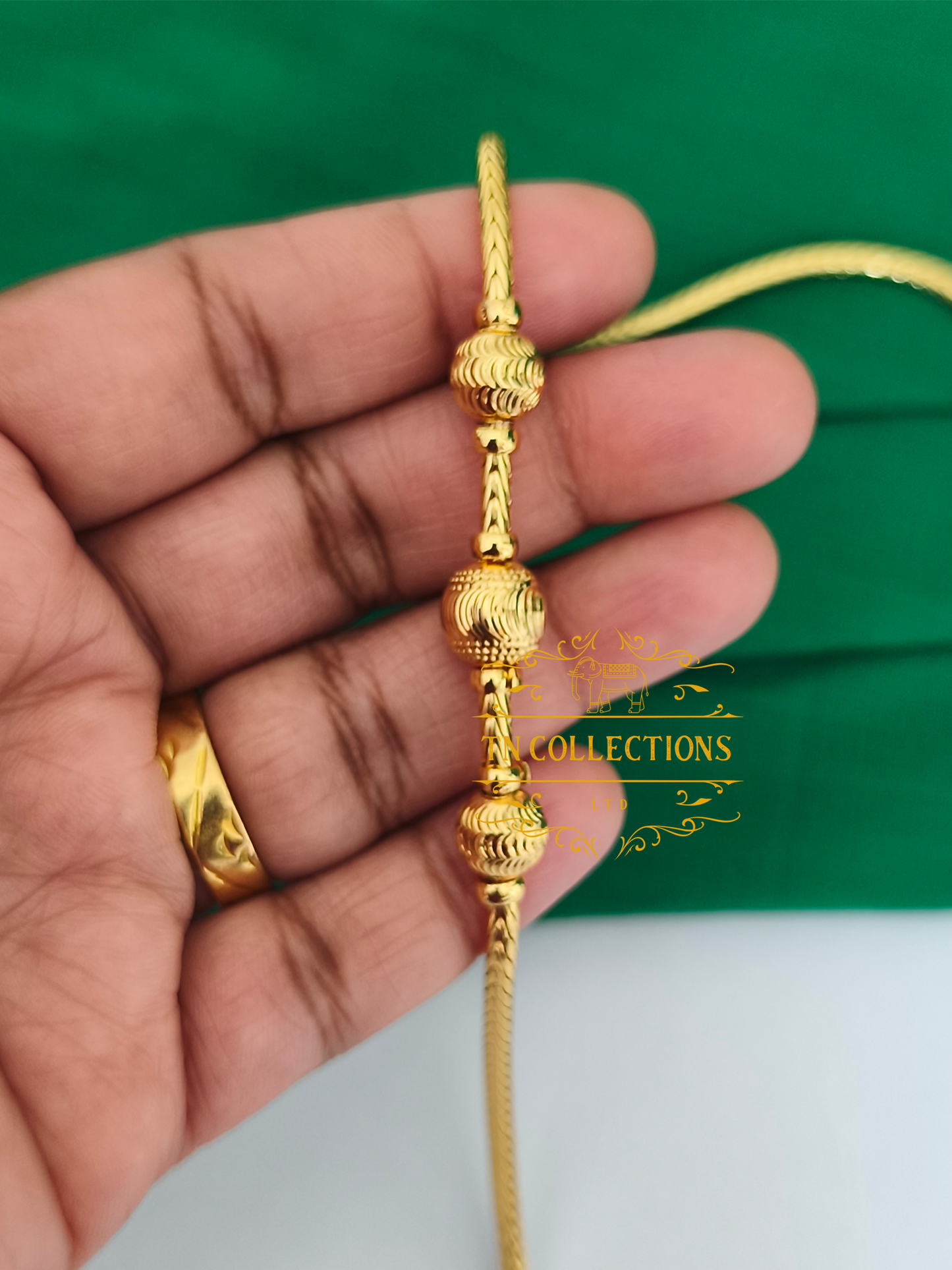 Micro Gold-Plated Traditional Mugappu Kodi