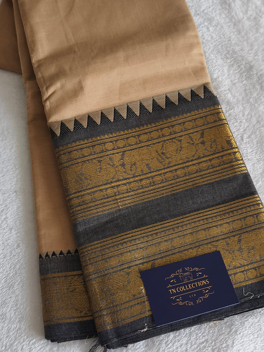 Pure Handloom Kanchi Cotton Saree