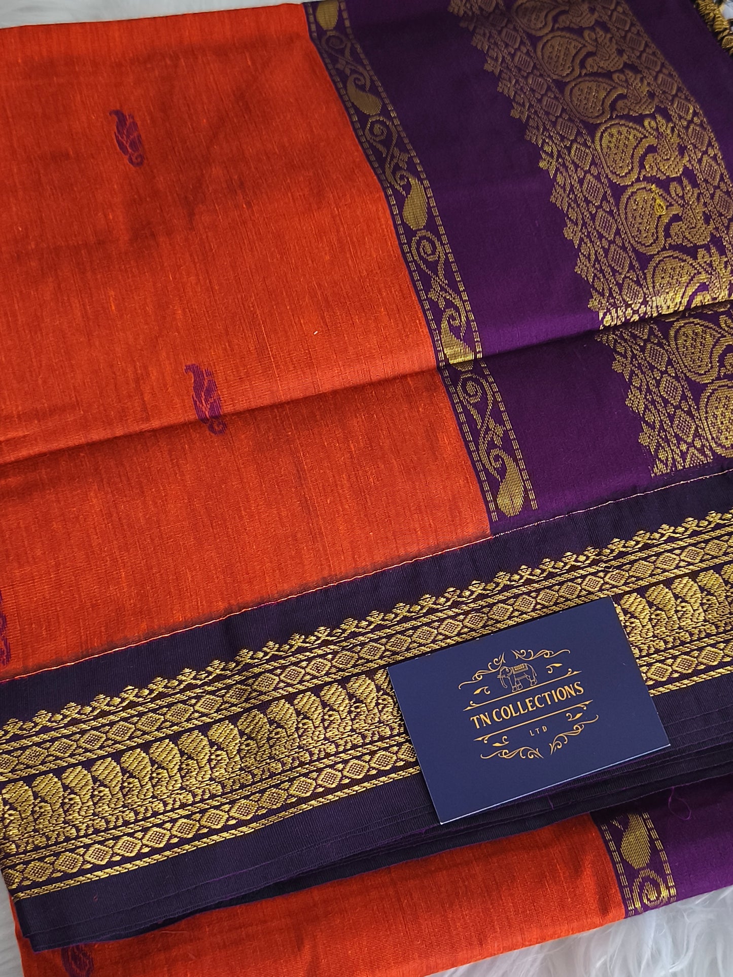 Kalyani Cotton Pattu Saree (Madisar 9 yards)