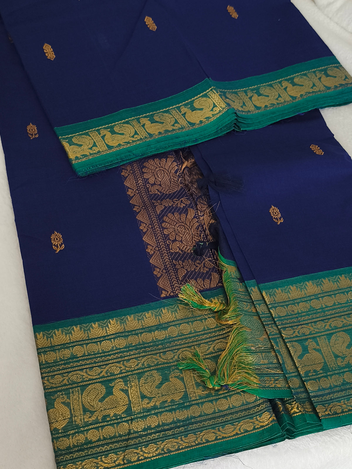 Grand Pure Kanchi Cotton Saree with Rich Pallu