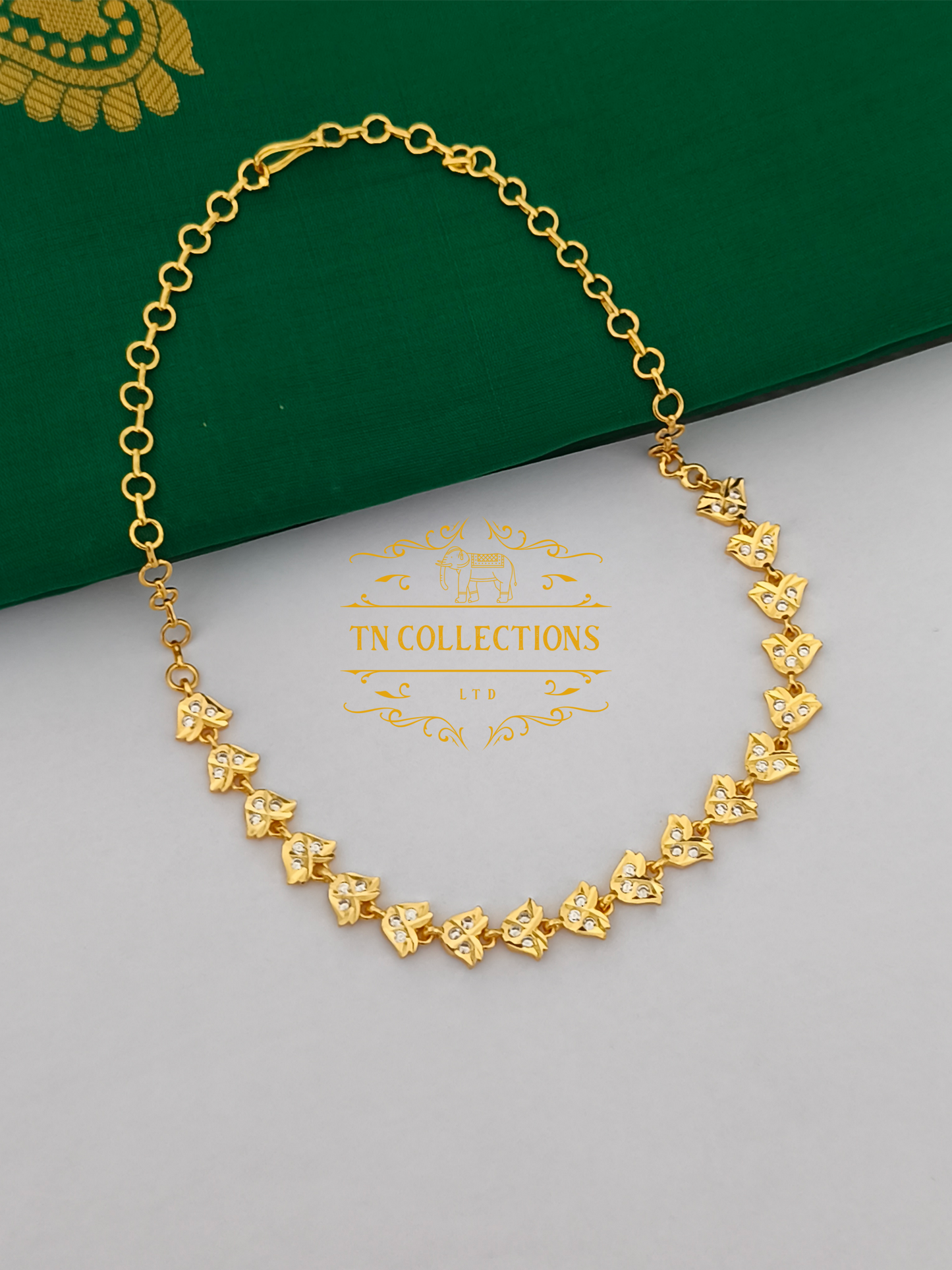 Micro Gold-Plated Trendy semi Bridal Set