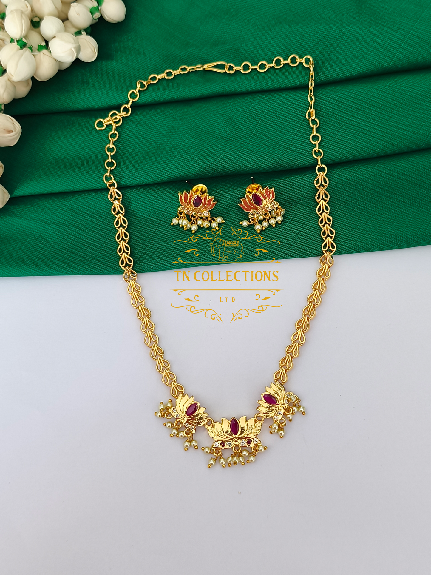 Micro Gold Impon Necklace Set
