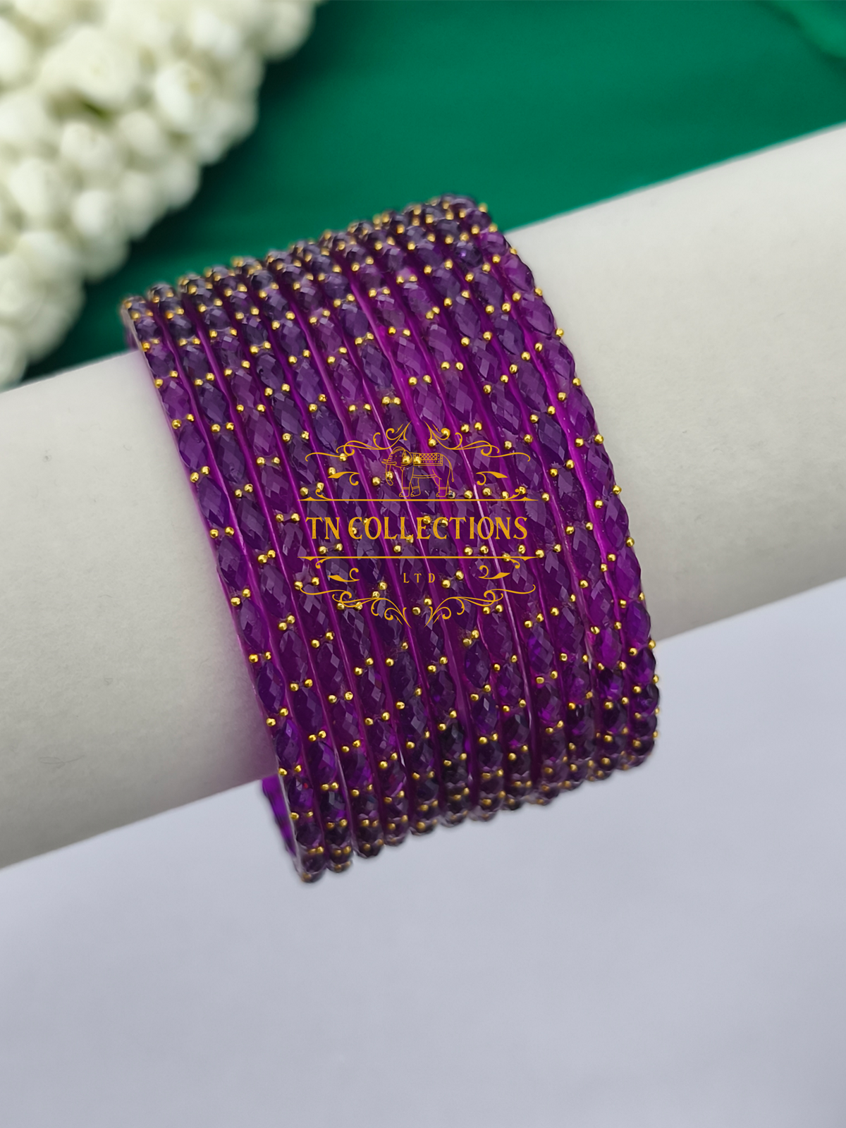 Trendy Raindrop Glass Bangles