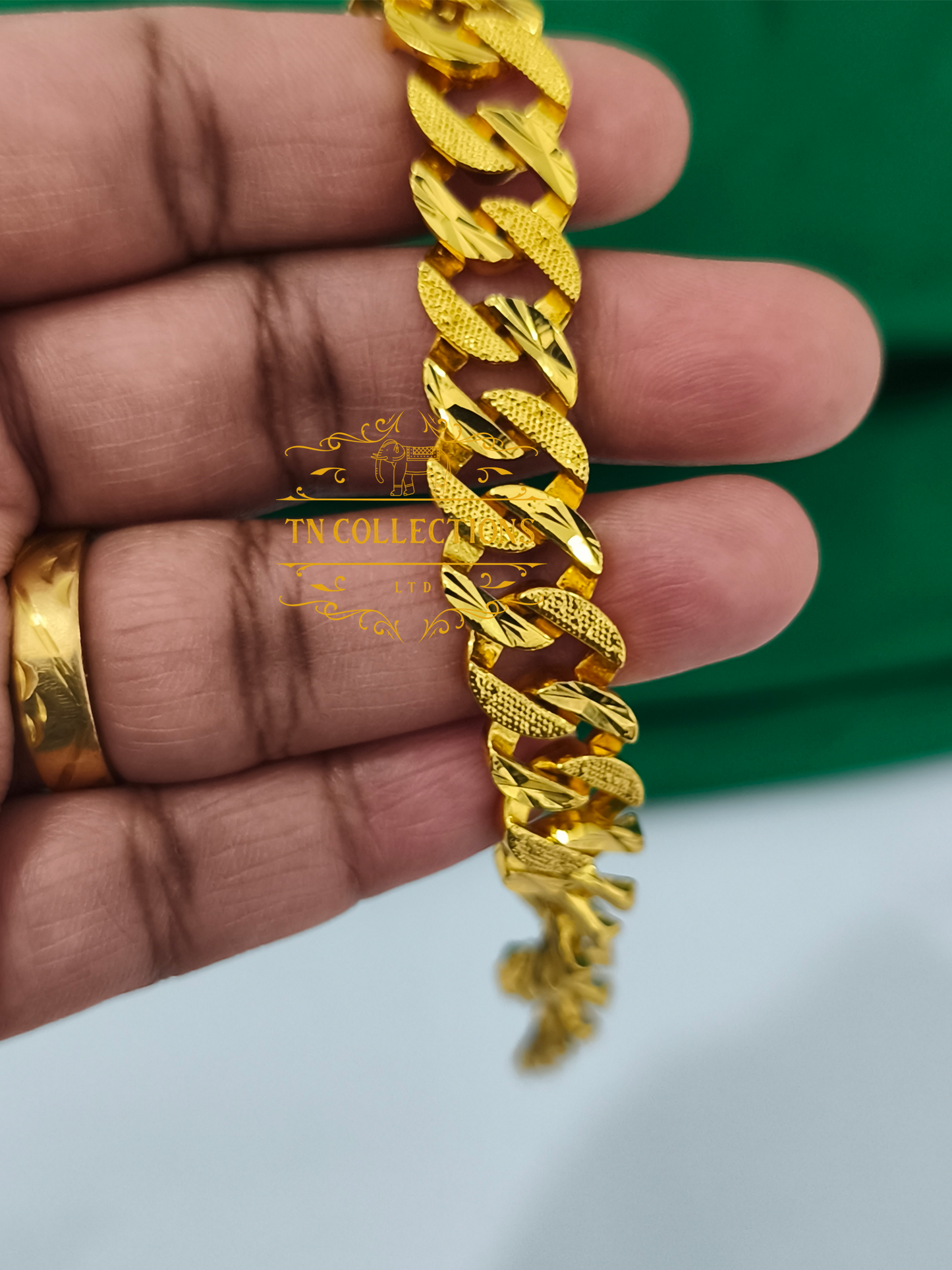 Highly Gold Plated Men's Bracelet