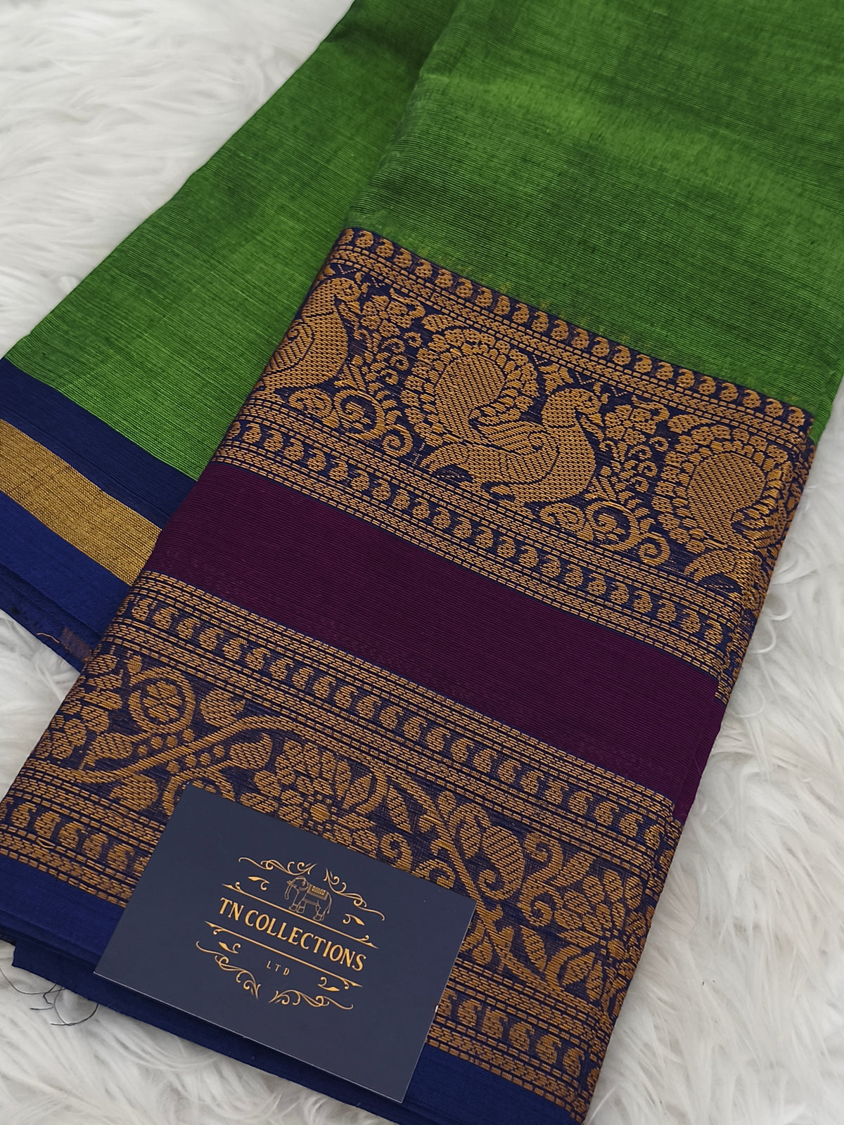 Pure Kanchi Cotton Saree WITHOUT running blouse