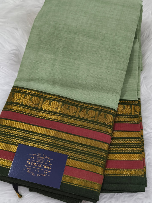Pure handloom kanchi cotton saree