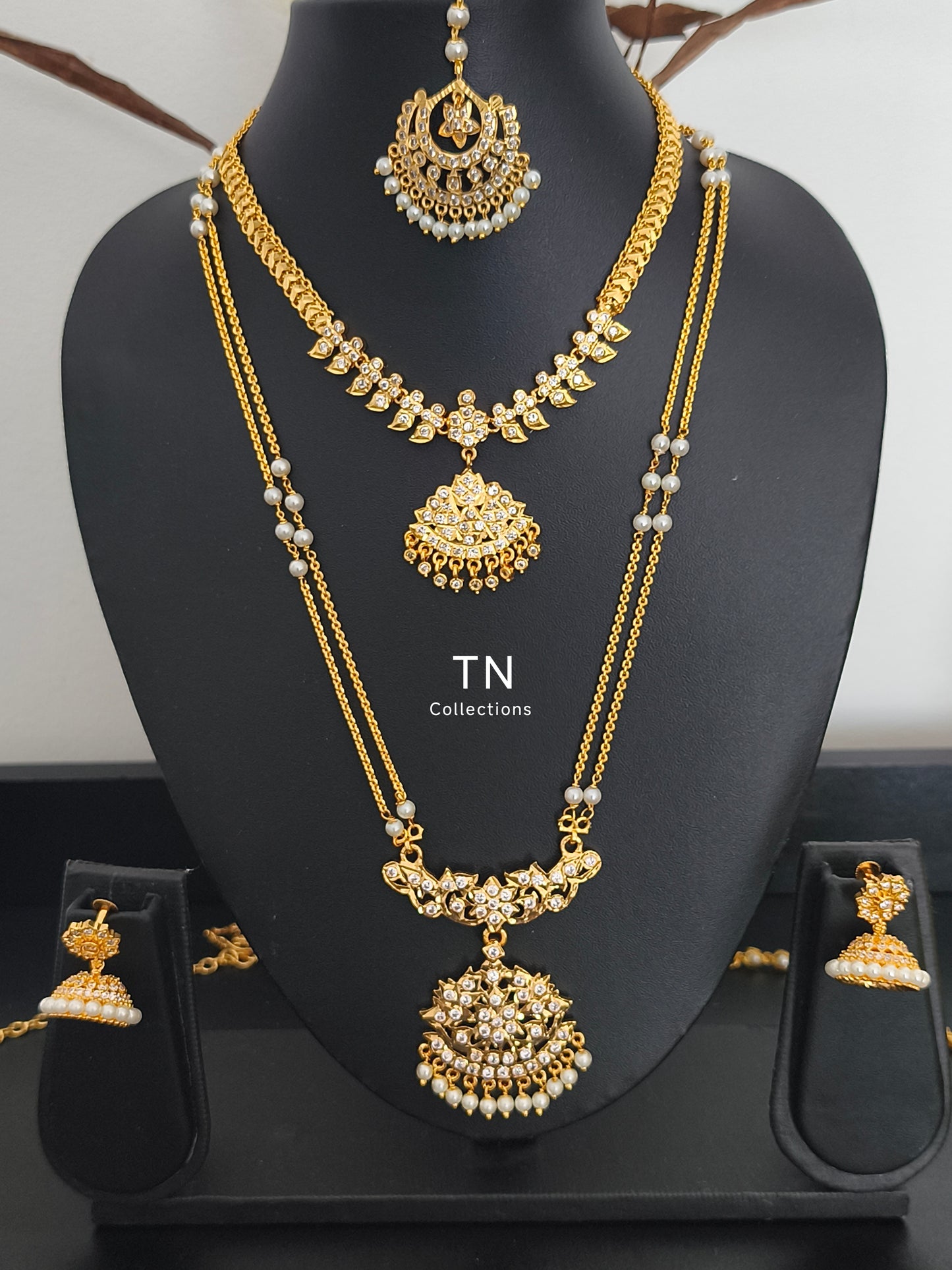 Traditional Impon Semi Bridal Set