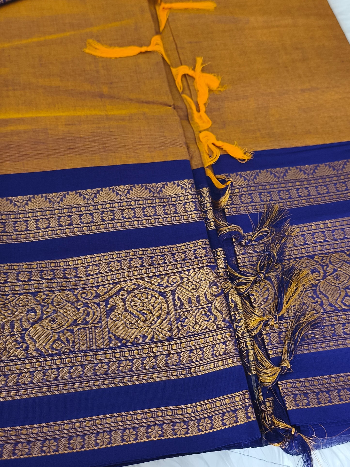 Pure Handloom Kanchi Cotton Saree