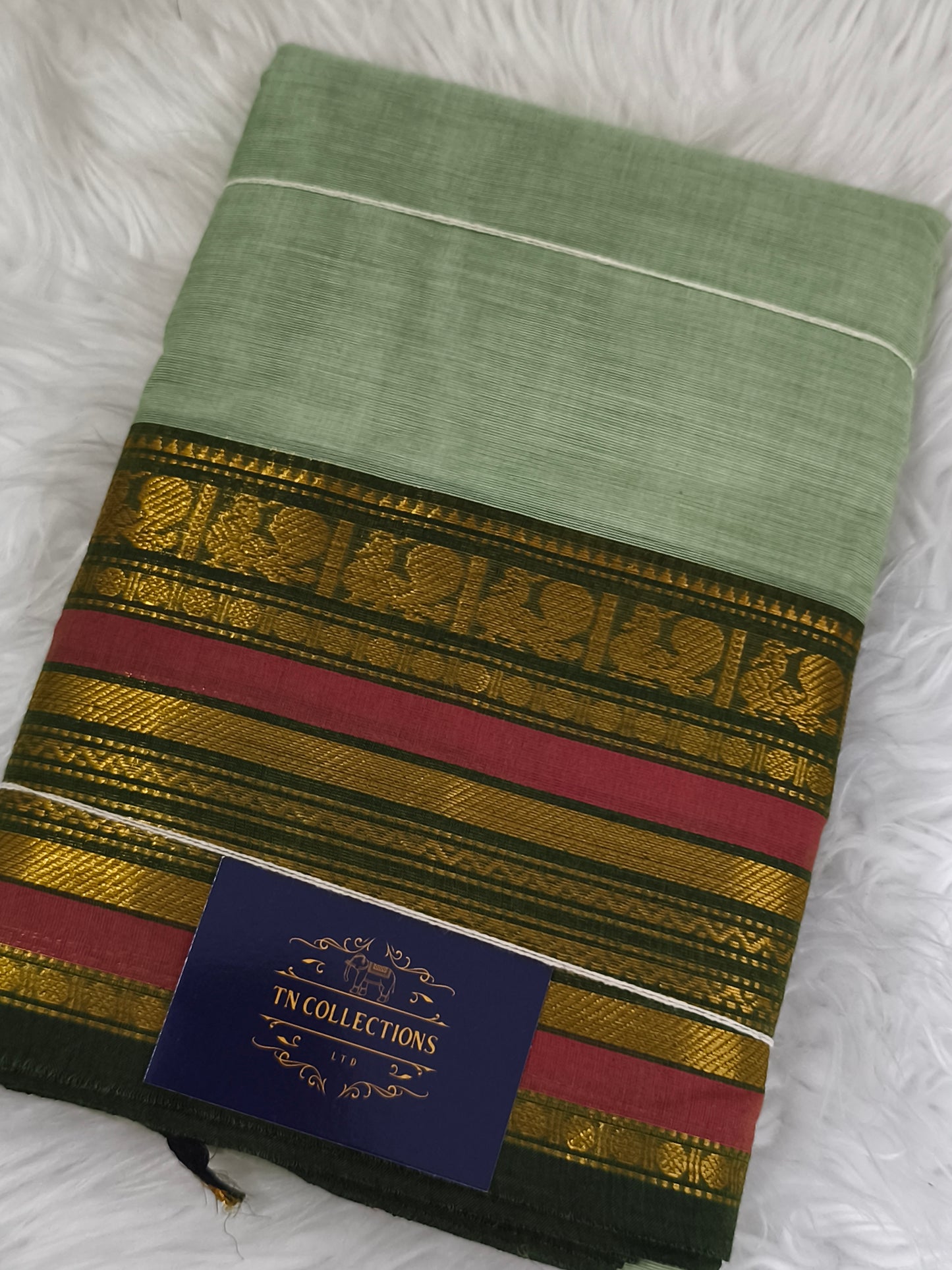 Pure handloom kanchi cotton saree