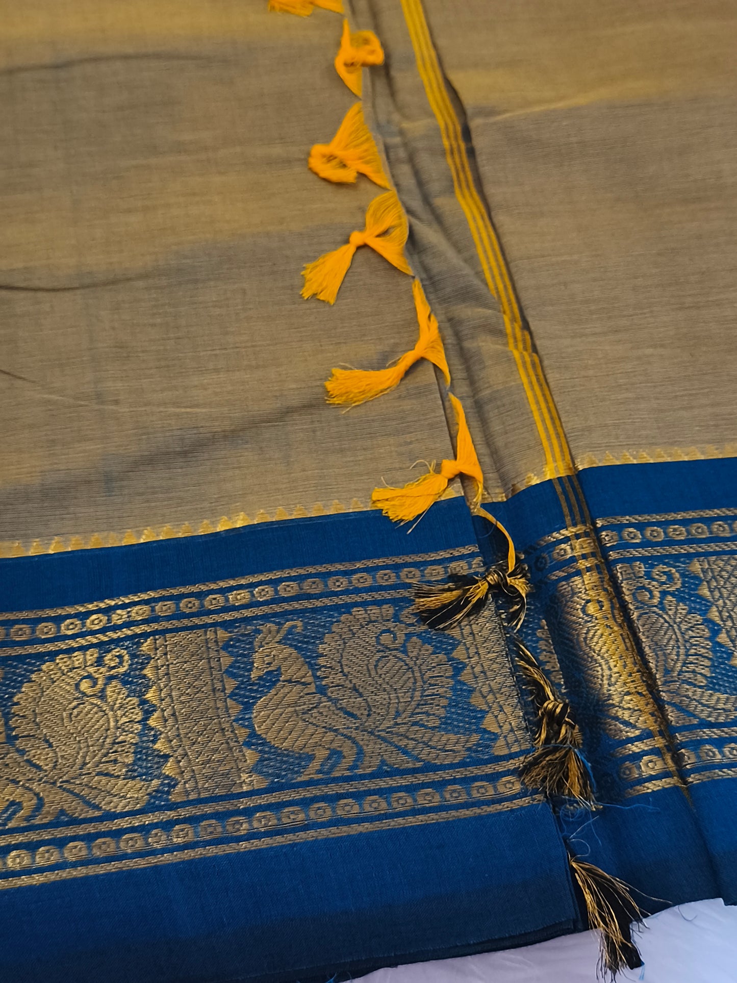 Pure Handloom kanchi cotton saree