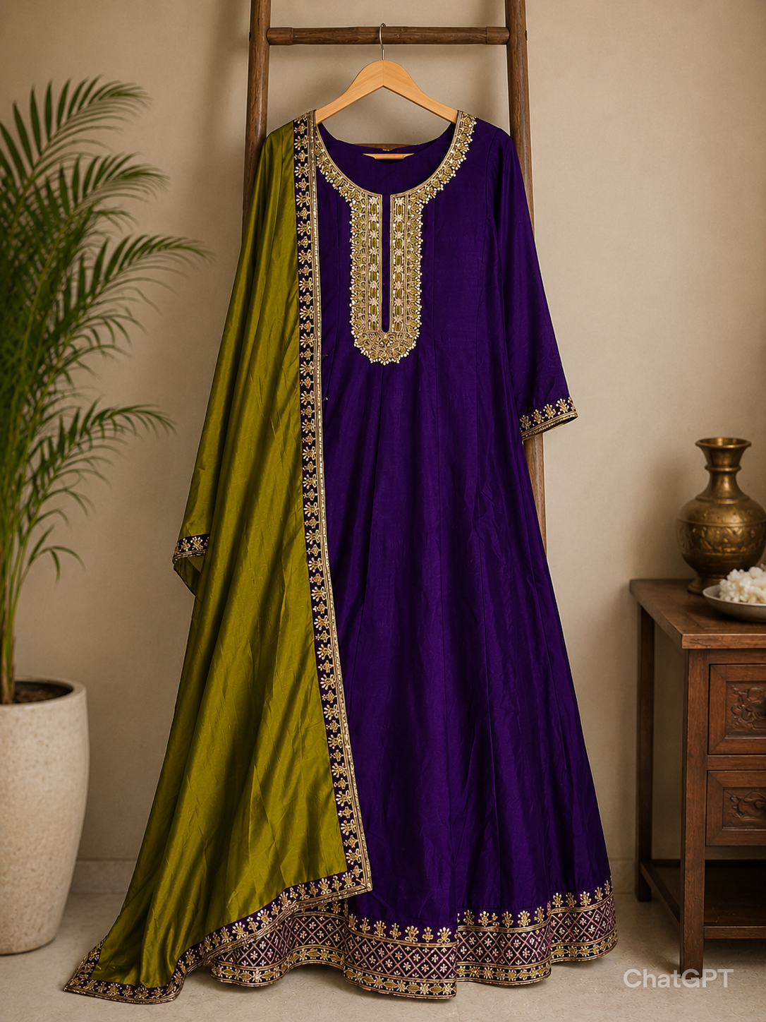 Readymade Anarkali Suit (Size 38)
