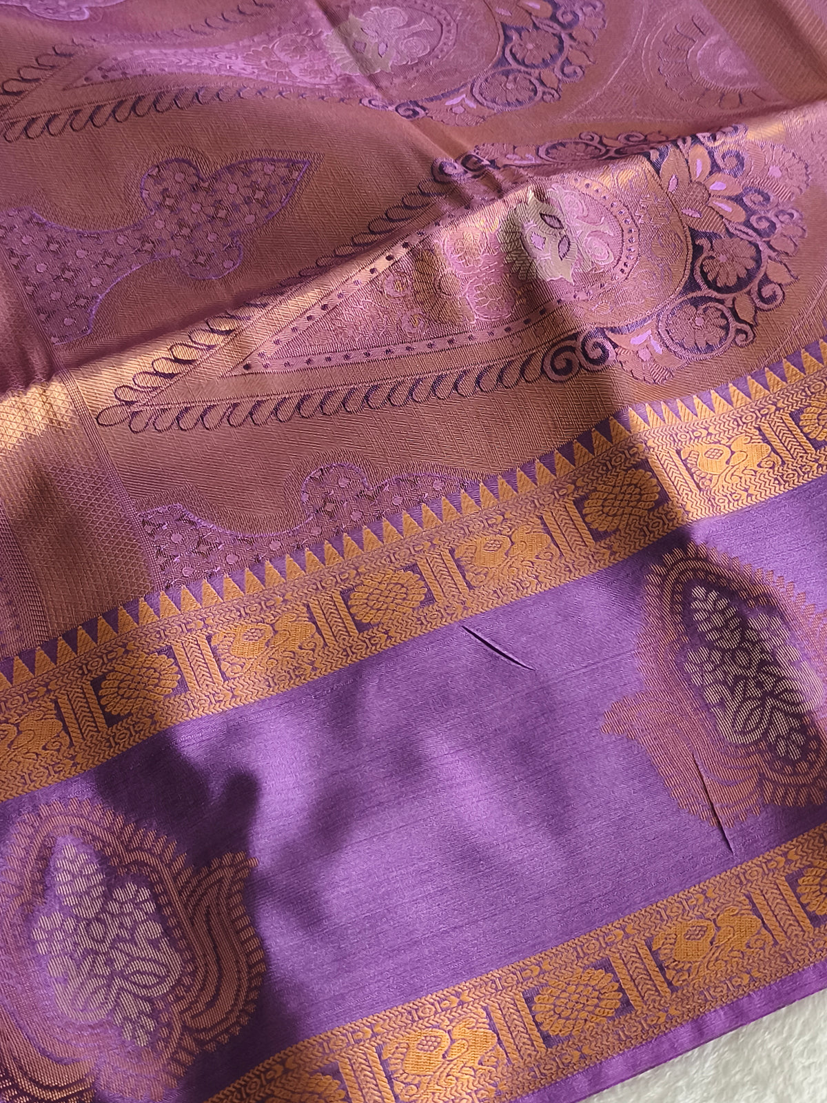 Premium kanchi Silk saree (Black)