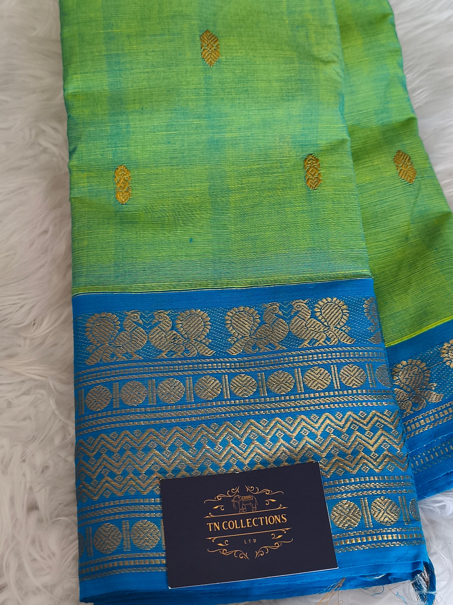 Grand Pure Kanchi Cotton Saree with Rich Pallu